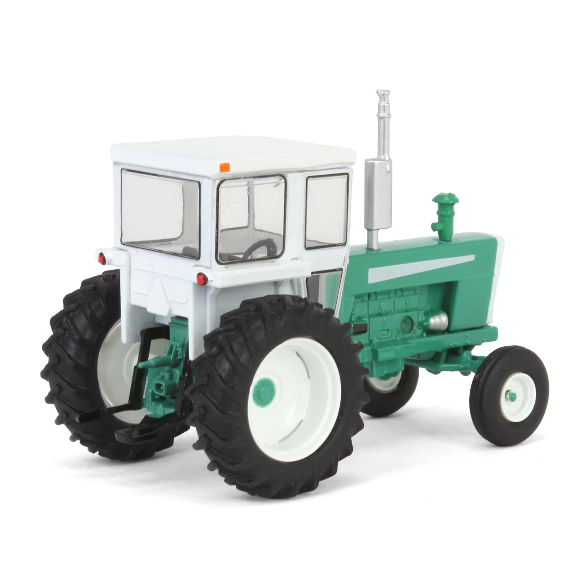 1/64 1973 Tractor with Cab, Green & White, Down on the Farm Series 9 - Image 3