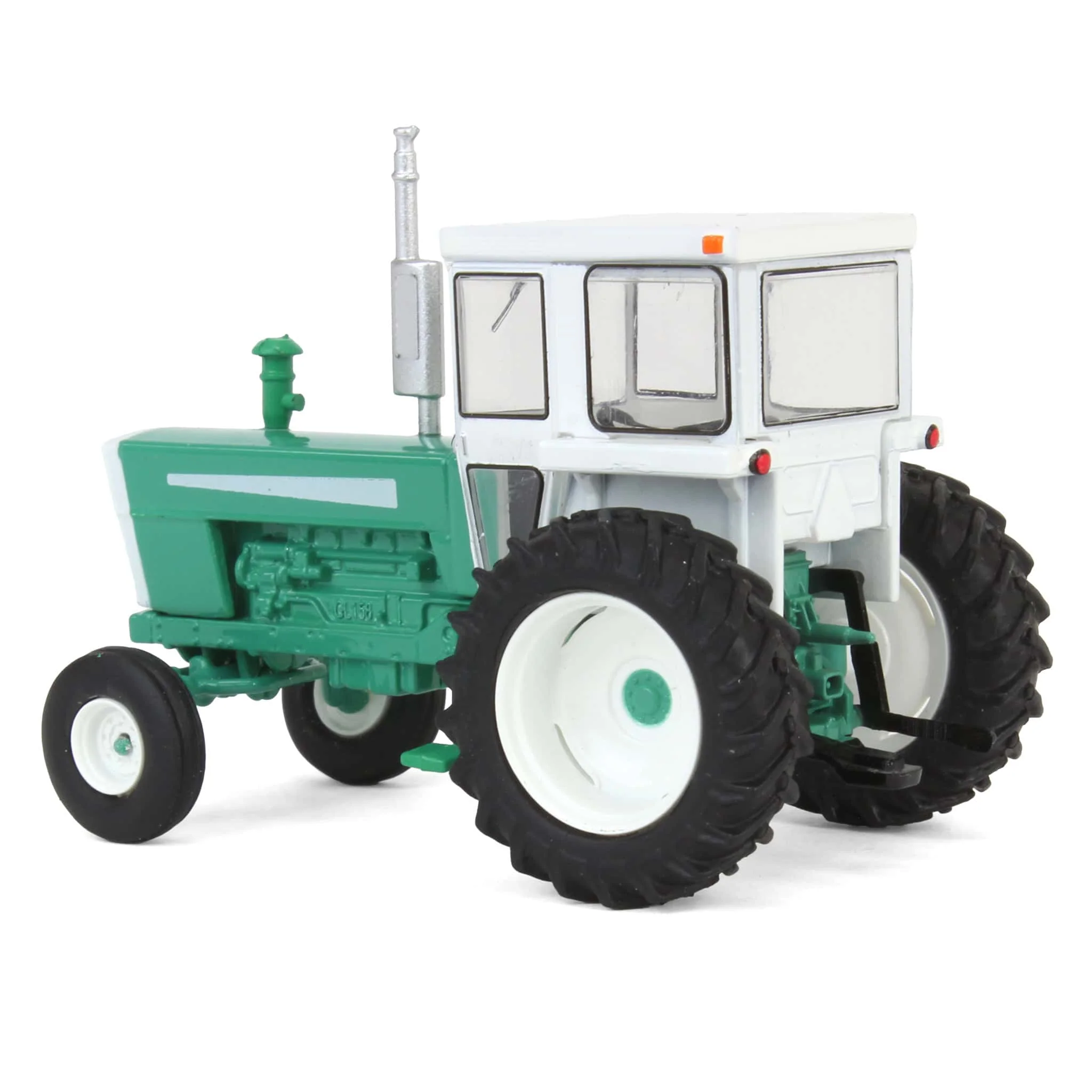 1/64 1973 Tractor with Cab, Green & White, Down on the Farm Series 9 - Image 4
