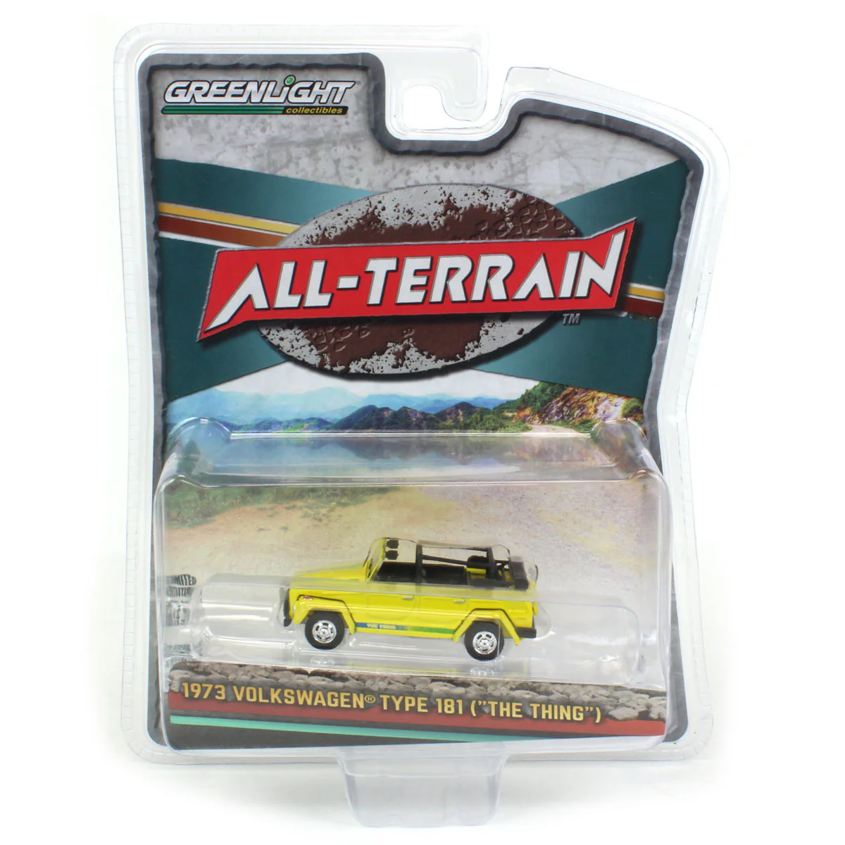 1/64 1973 Volkswagen Thing, Yellow with Stripes, All-Terrain Series 14 - Image 2