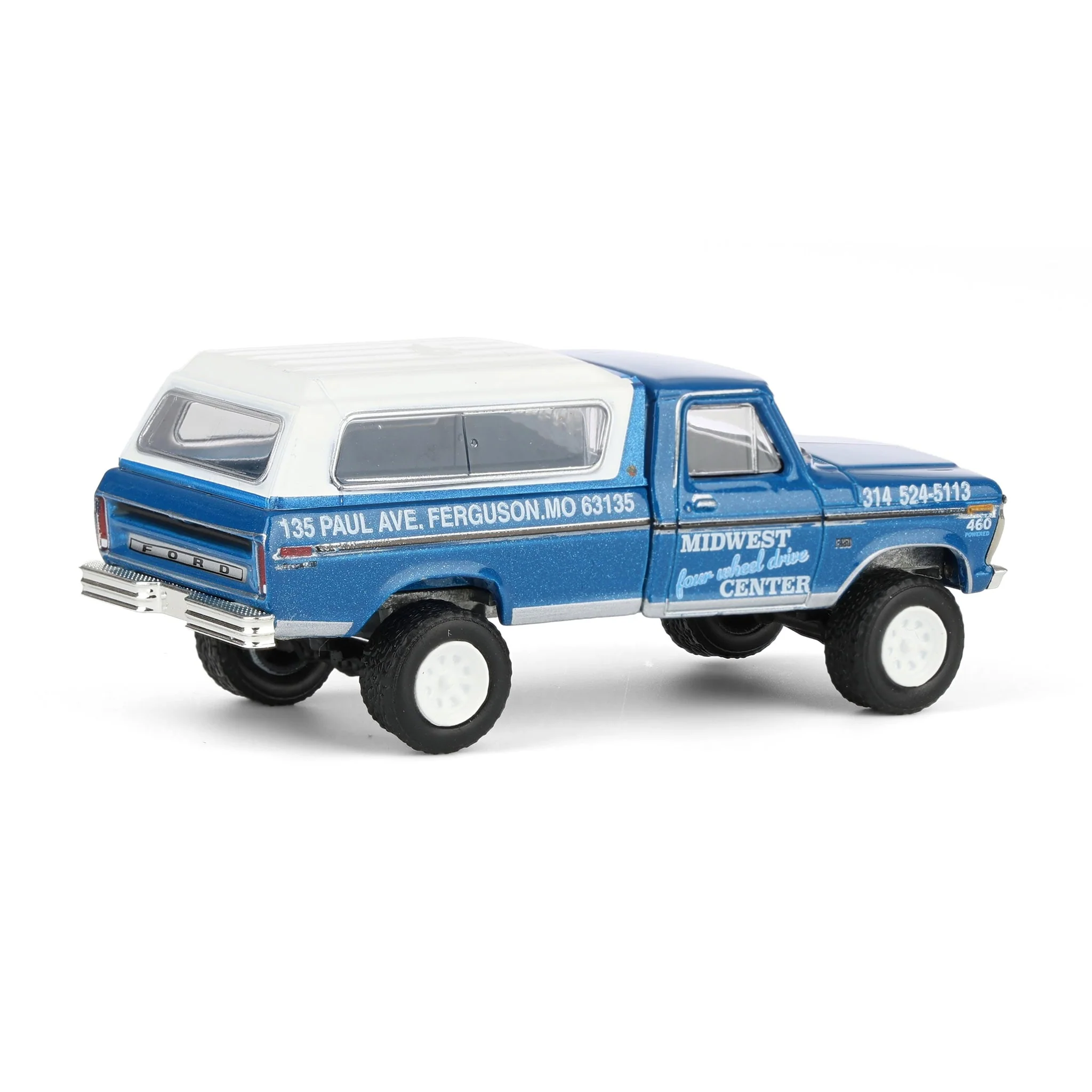 1/64 1974 Ford F-250 Pickup Truck with Camper Shell, Midwest 4WD Center - Image 3