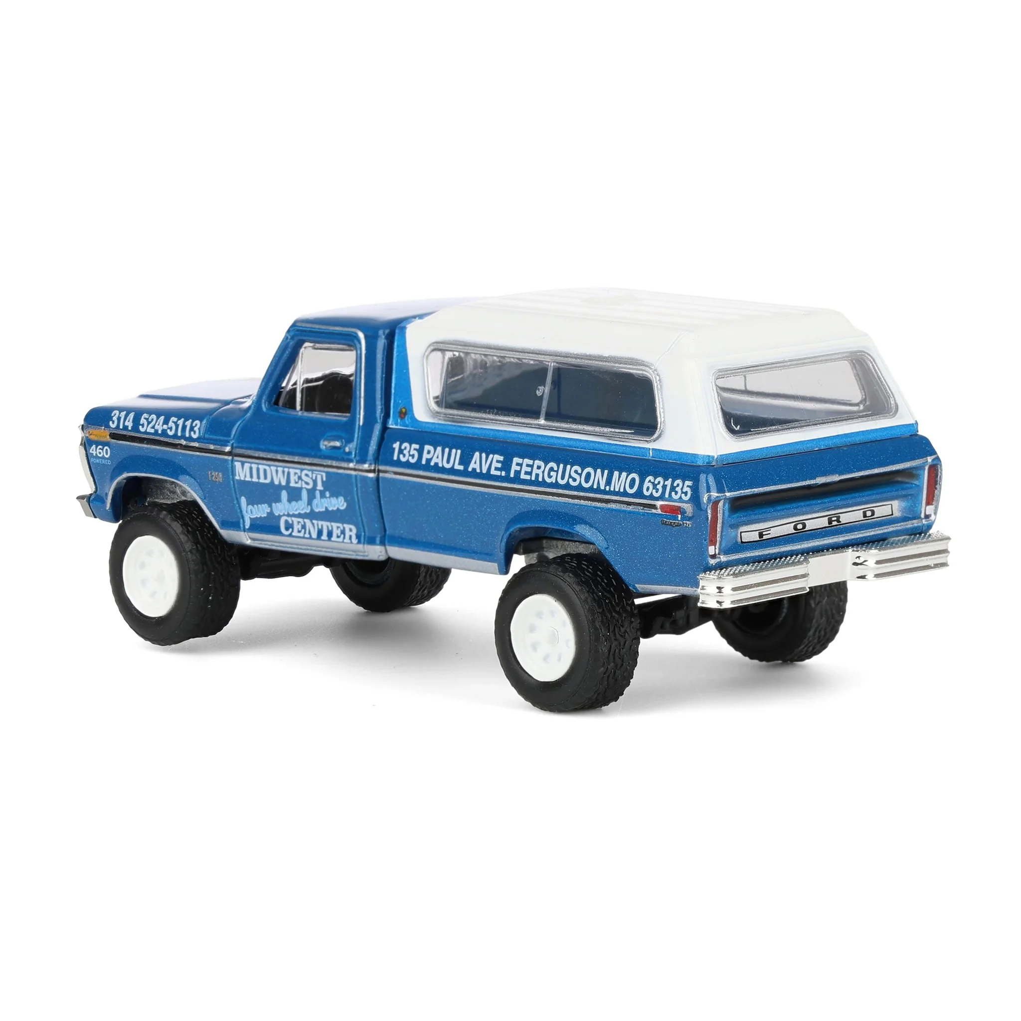 1/64 1974 Ford F-250 Pickup Truck with Camper Shell, Midwest 4WD Center - Image 4