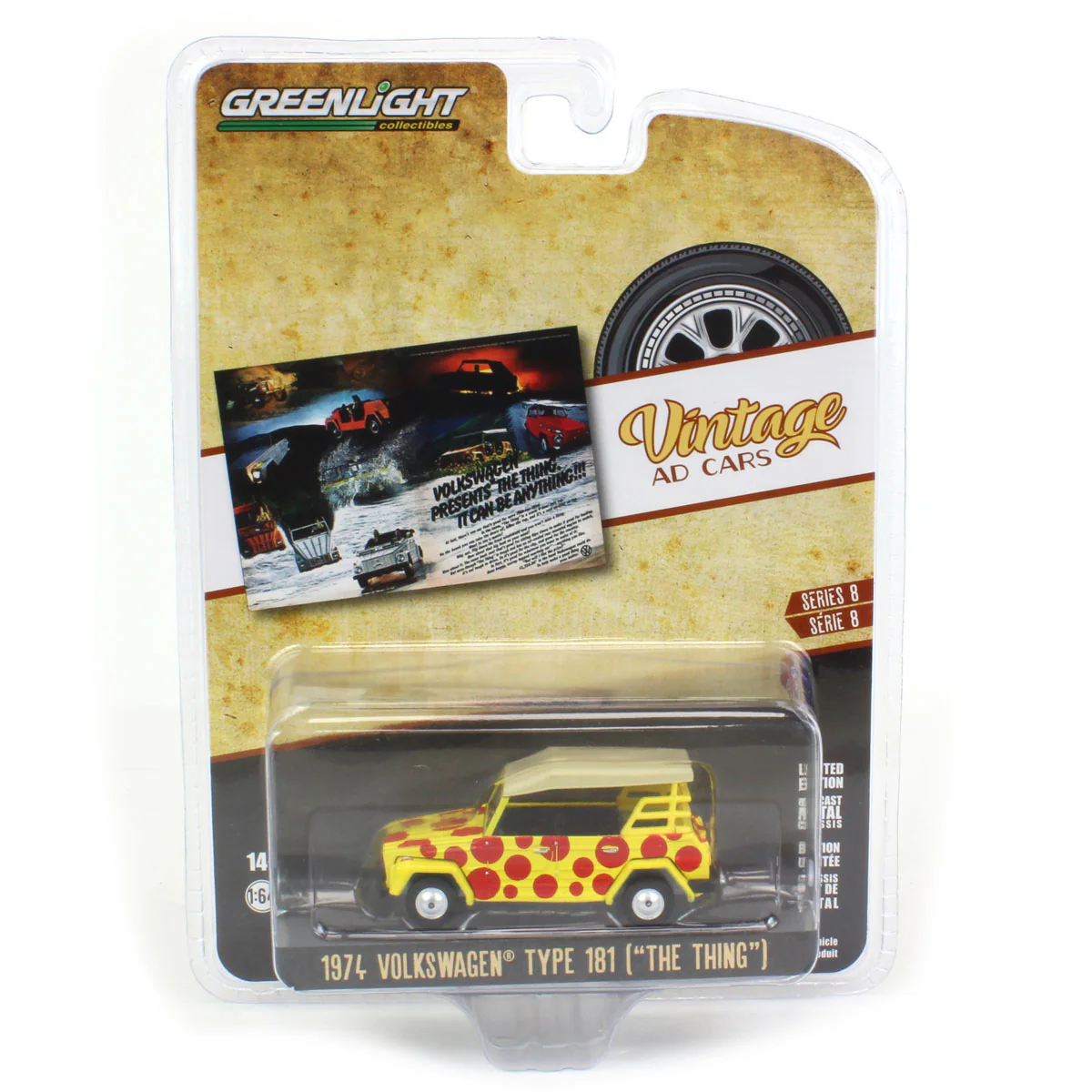 1/64 1974 Volkswagen Thing, Vintage Ad Cars Series 8 - Image 2