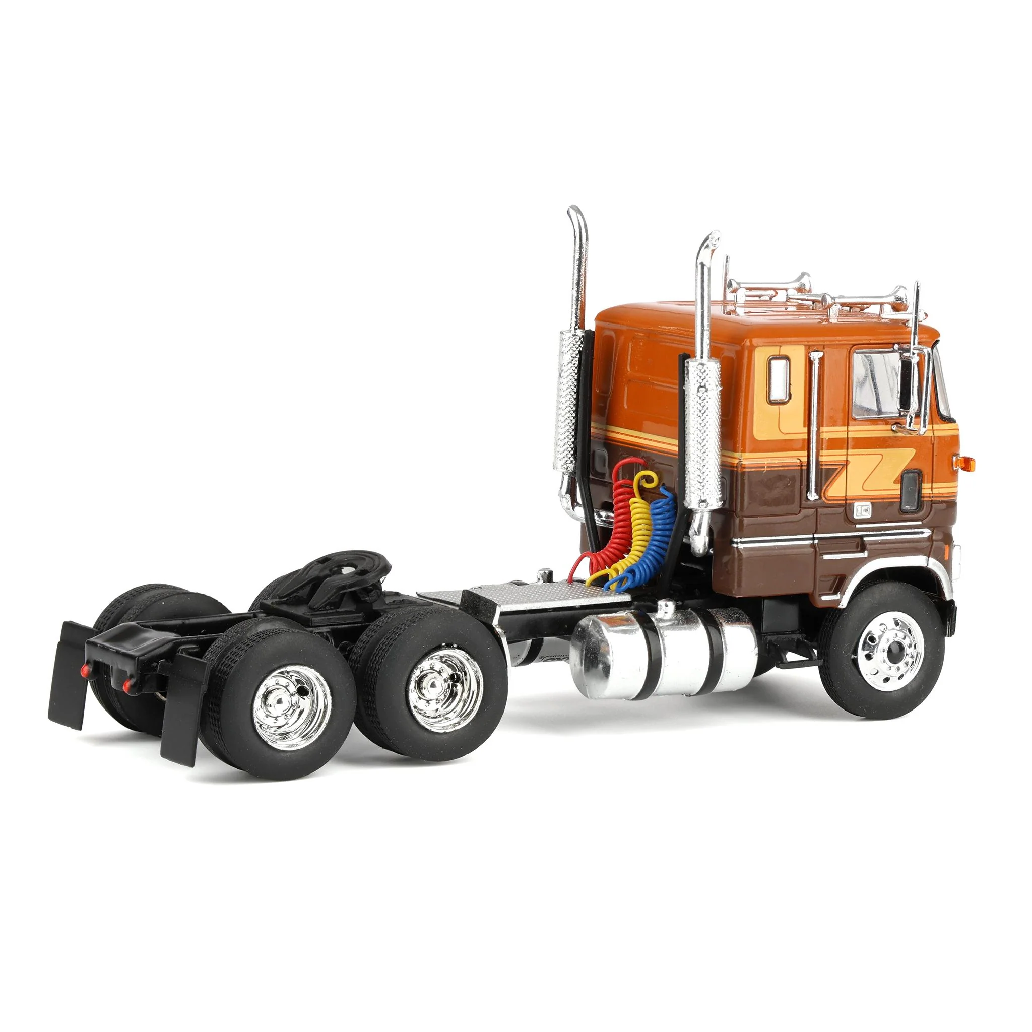 1/64 1976 Ford COE 9000 Truck by IXO America, Brown & Tan - Image 3