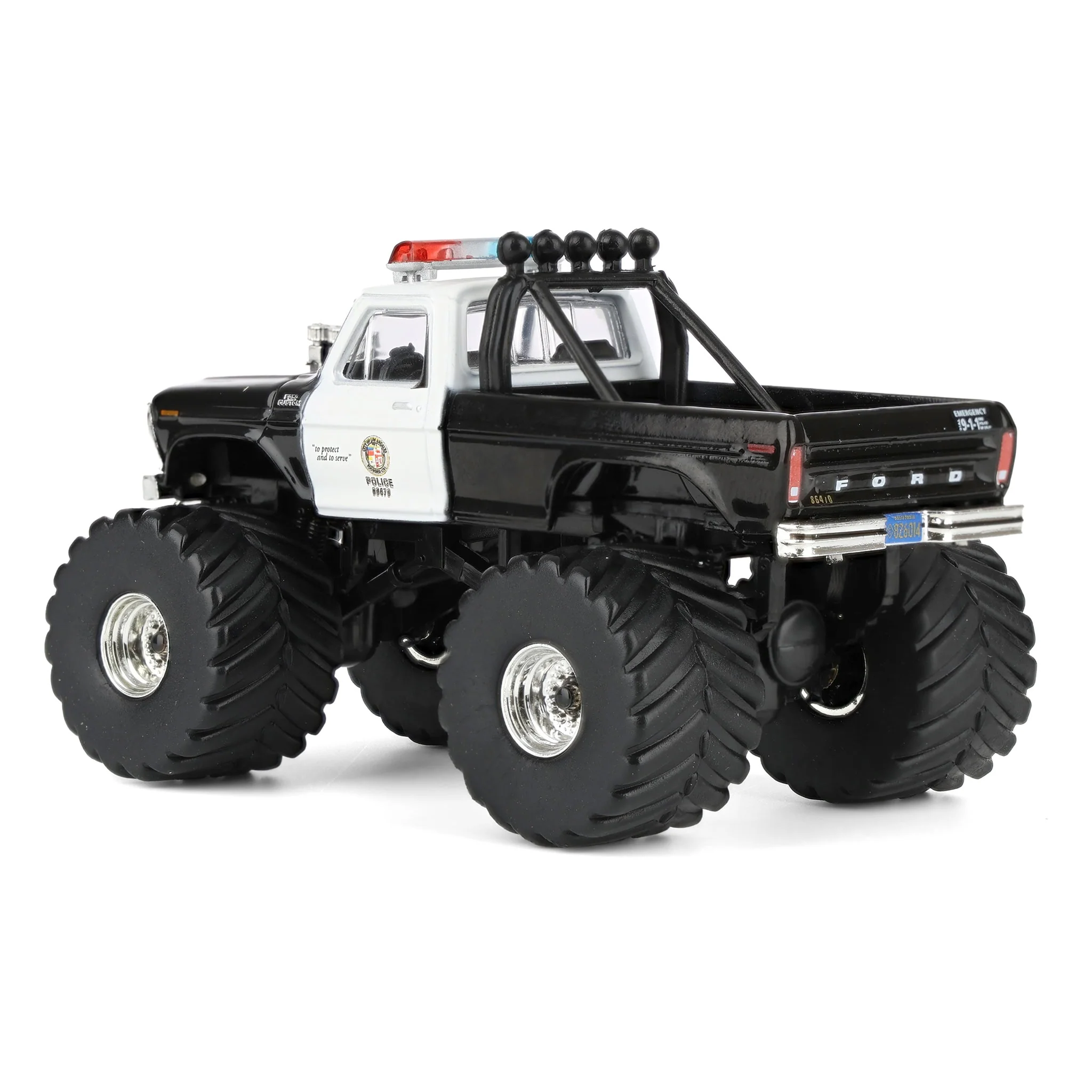 1/64 1978 Ford F-250, Los Angeles Police Department, Kings of Crunch x Hot Pursuit Special Edition Series 17 - Image 4