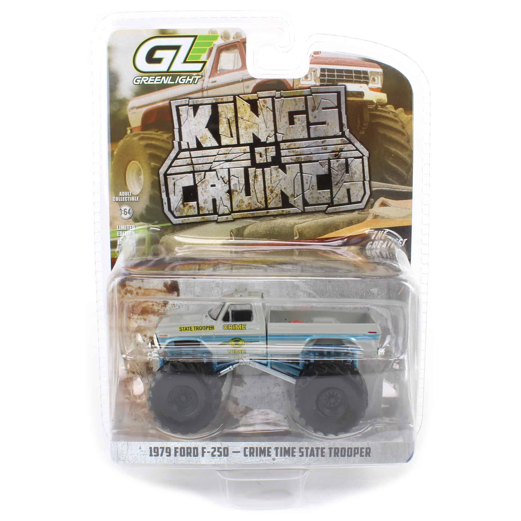 1/64 1979 Ford F-250, Crime Time State Trooper, Kings of Crunch The Greatest Hits - Image 5
