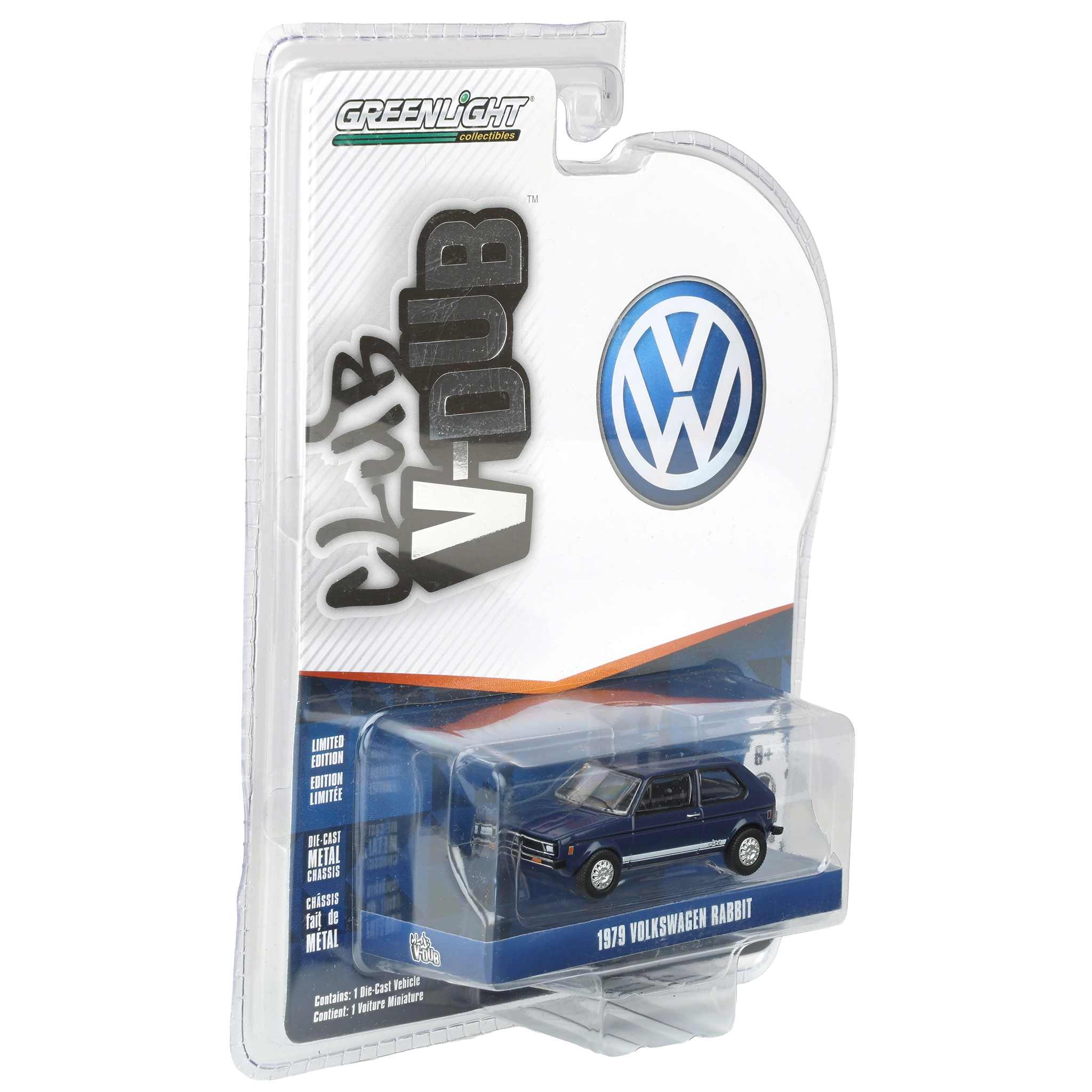 1/64 1979 Volkswagen Rabbit, Tarpon Blue, Club Vee-Dub Series 13 - Image 2