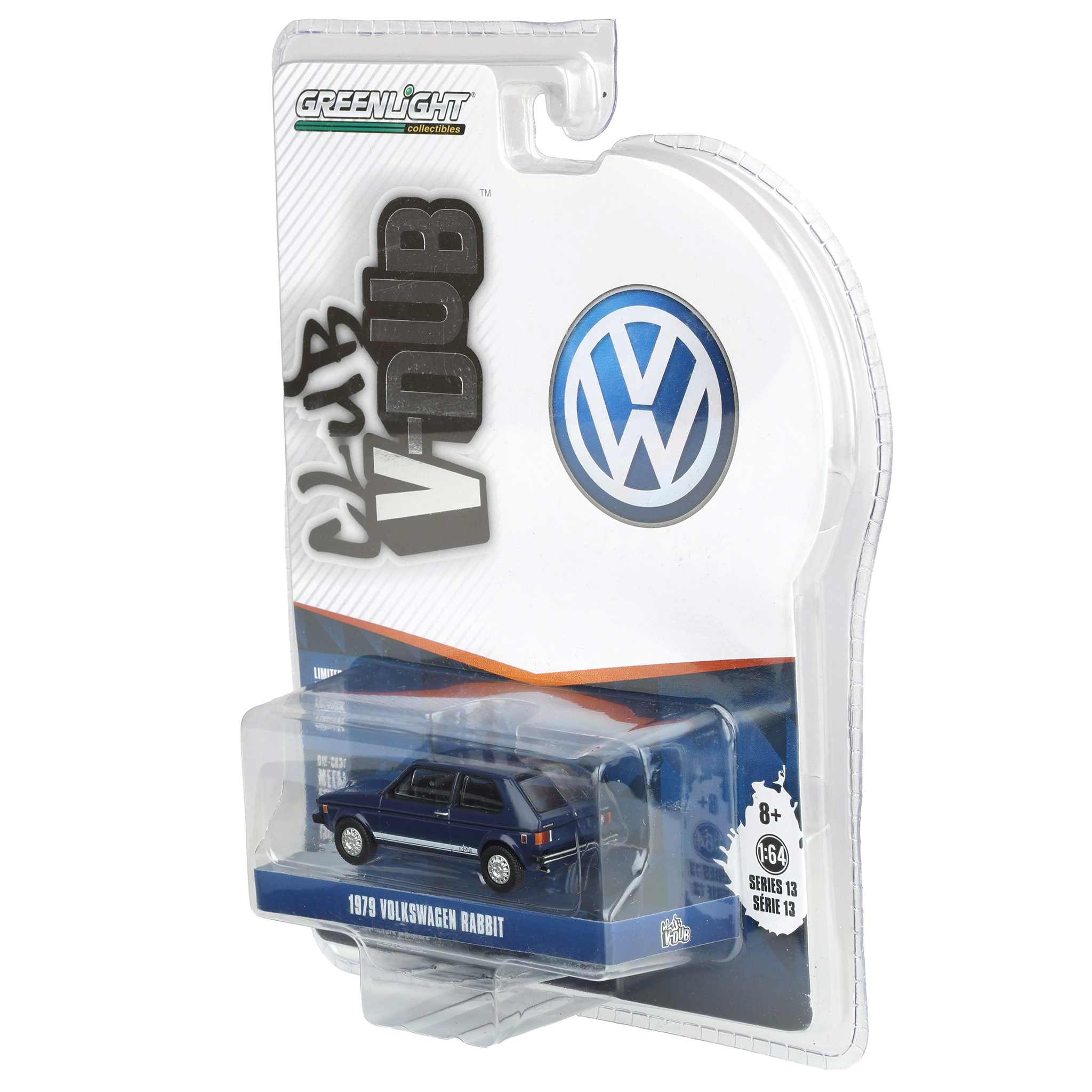 1/64 1979 Volkswagen Rabbit, Tarpon Blue, Club Vee-Dub Series 13 - Image 3