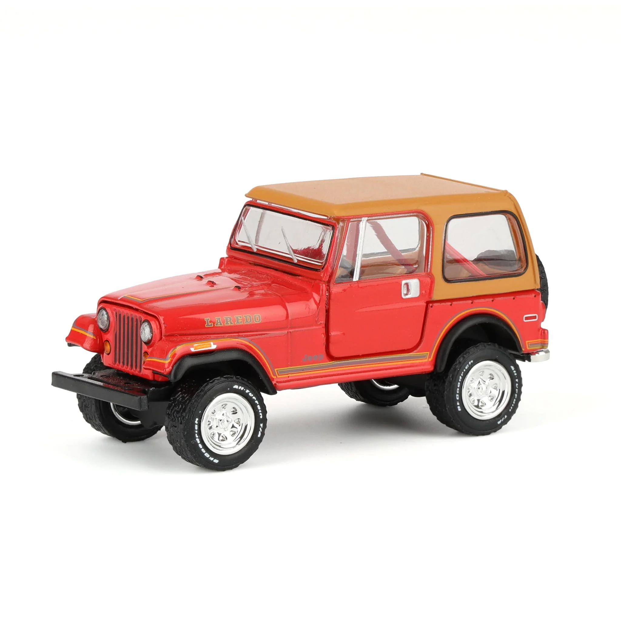 1/64 1980 Jeep CJ-7 Laredo, Red, All-Terrain Series 17