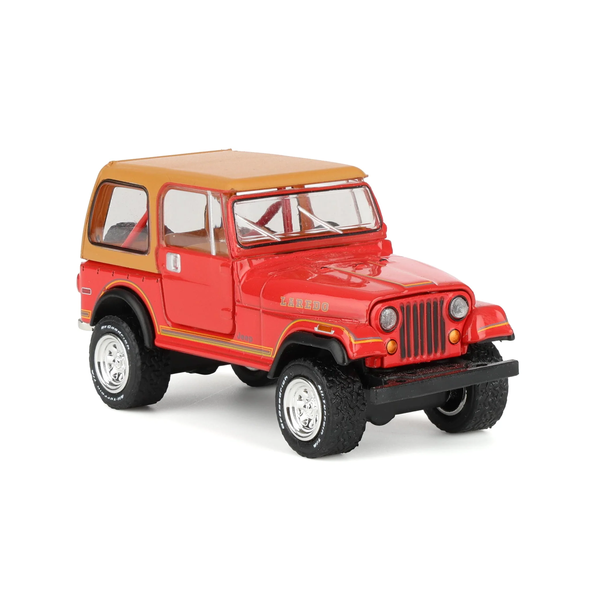 1/64 1980 Jeep CJ-7 Laredo, Red, All-Terrain Series 17 - Image 2