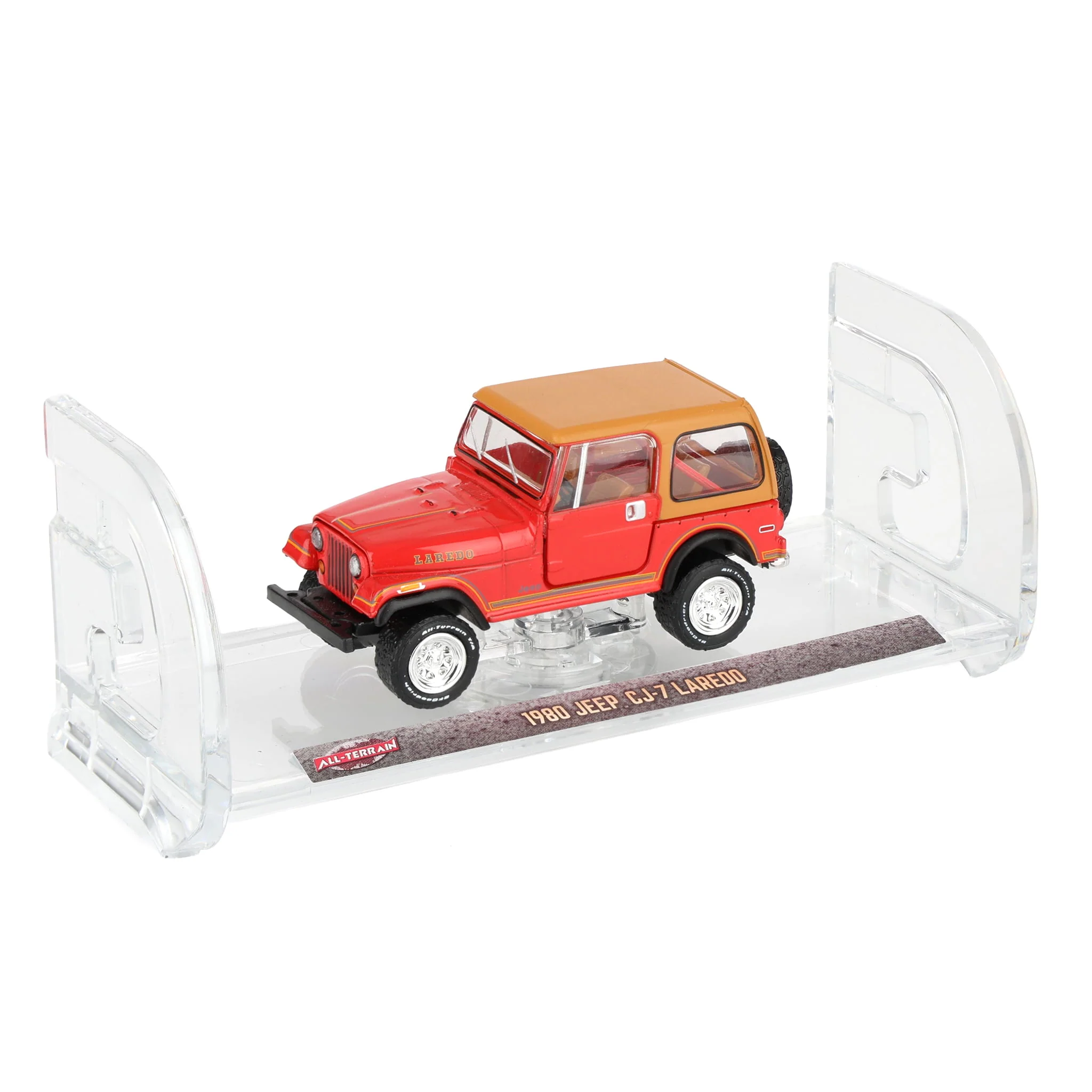 1/64 1980 Jeep CJ-7 Laredo, Red, All-Terrain Series 17 - Image 6