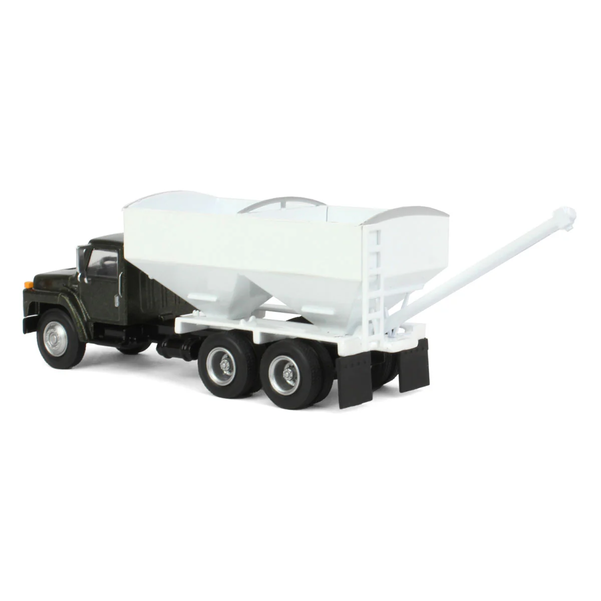 1/64 1980s International Dry Fertilizer Tender Truck with Tandem Axle & Metallic Green Cab by SpecCast - Image 4