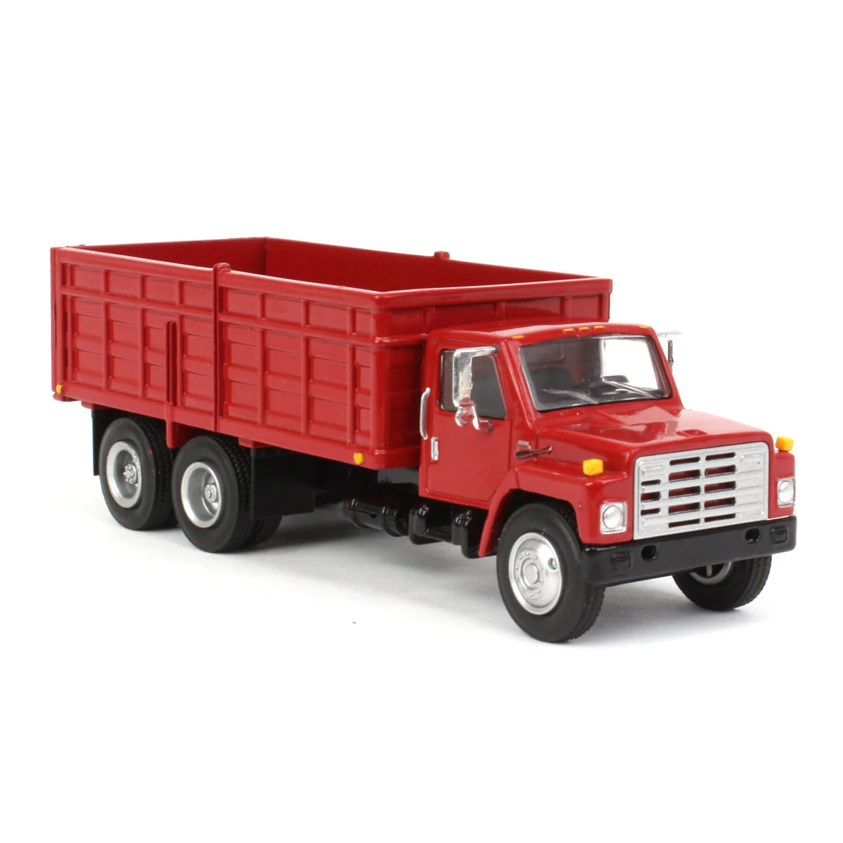 1/64 1980s International Grain Truck with Tandem Axle & Red Cab by SpecCast - Image 2