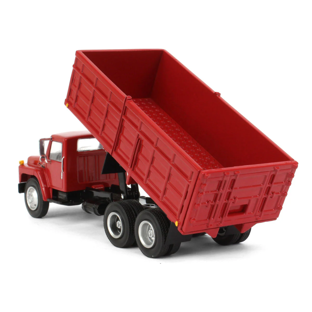 1/64 1980s International Grain Truck with Tandem Axle & Red Cab by SpecCast - Image 4
