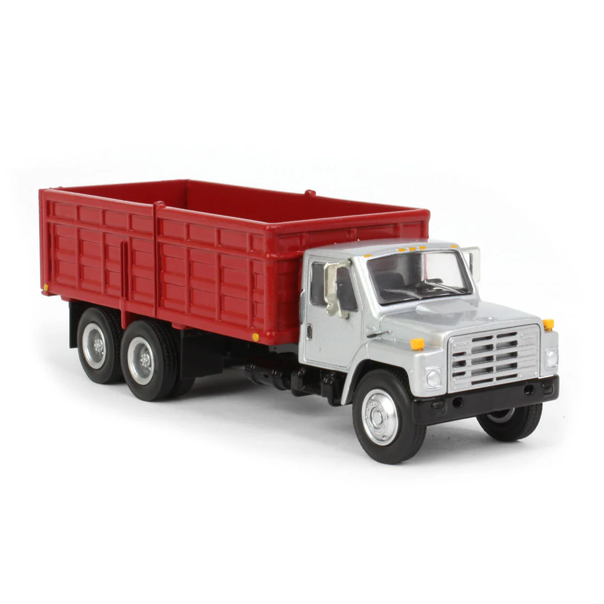 1/64 1980s International Grain Truck with Tandem Axle & Silver Cab by SpecCast - Image 2