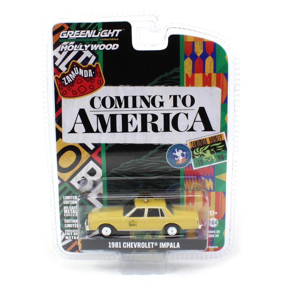 1/64 1981 Chevrolet Impala Taxi, Coming to America, Hollywood Series 39 - Image 5