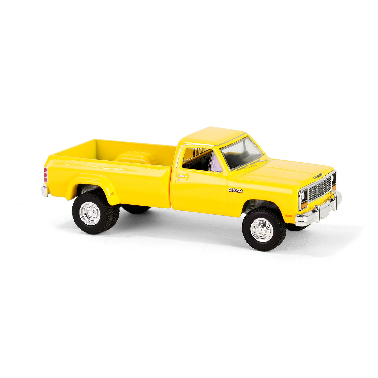 1/64 1982 Dodge Ram D350 Dually, Construction Yellow, Dually Drivers Series 15 - Image 2