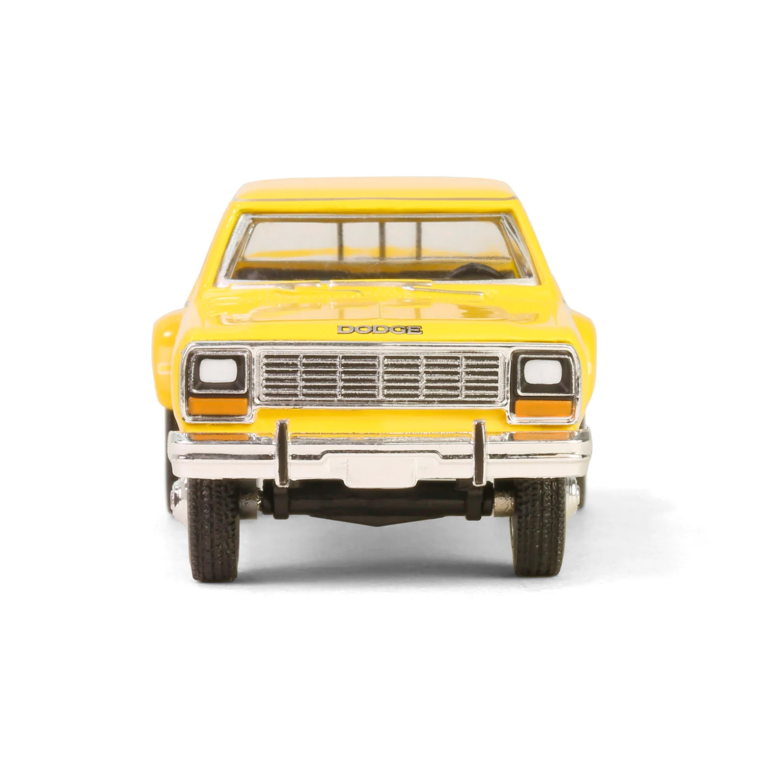 1/64 1982 Dodge Ram D350 Dually, Construction Yellow, Dually Drivers Series 15 - Image 5