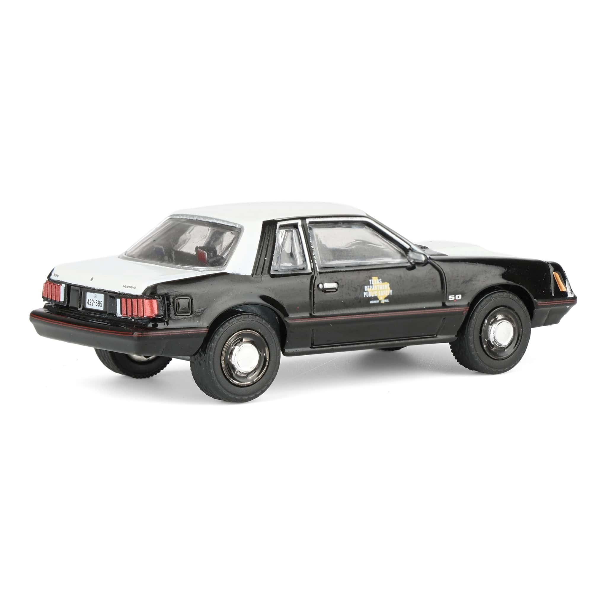 1/64 1982 Ford Mustang SSP, Texas Department of Public Safety, Hobby Exclusive Hot Pursuit - Image 3