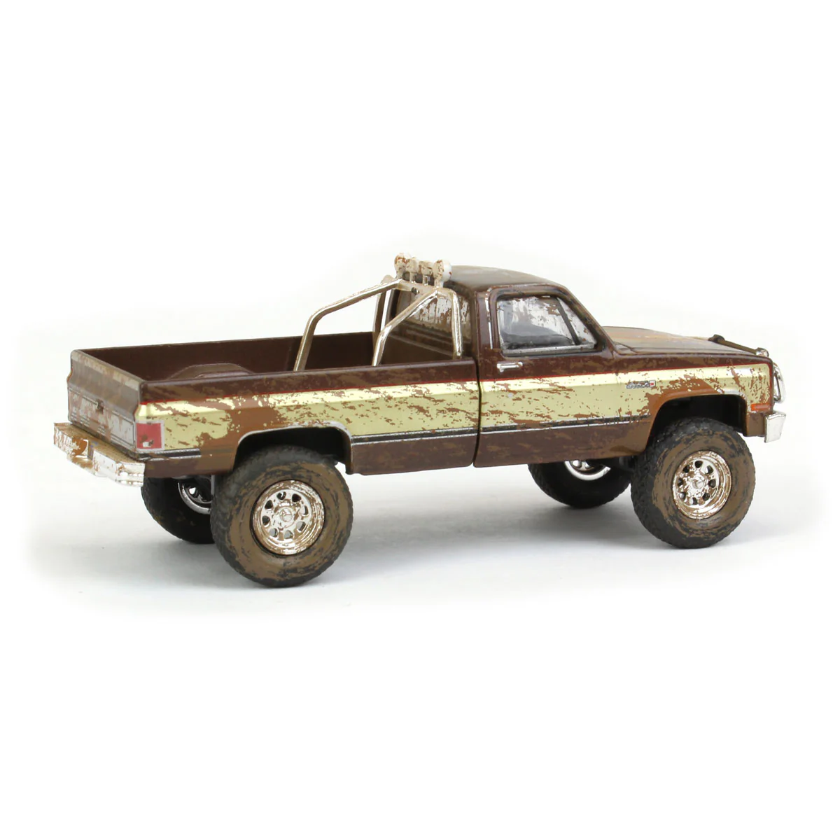 1/64 1982 GMC K-2500, Fall Guy Pickup Truck, Dirty Version, Fall Guy Stuntman Association Series - Image 3