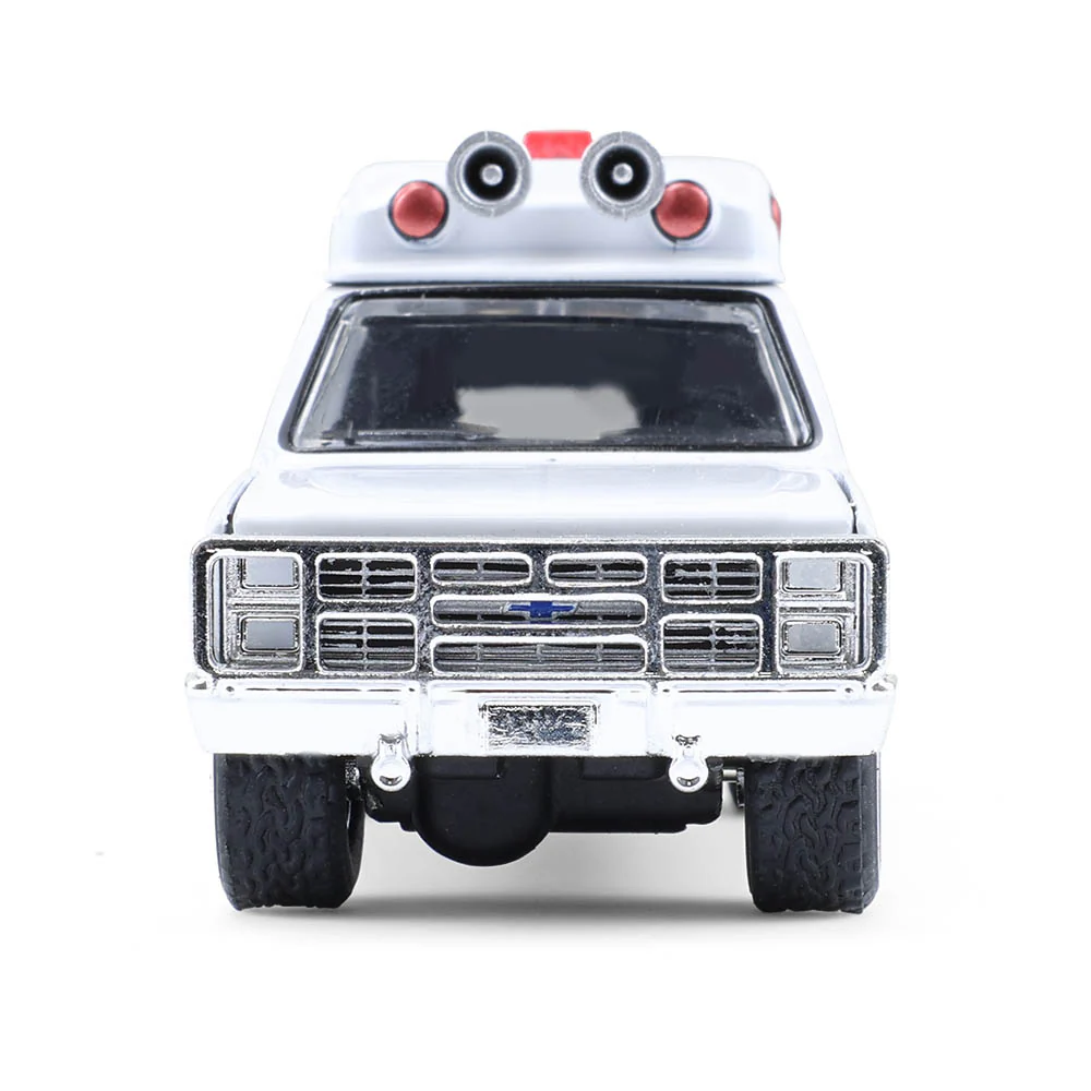 1/64 1983 Chevrolet Suburban K20 Custom Deluxe Ambulance, Plain White, Hobby Exclusive - Image 7