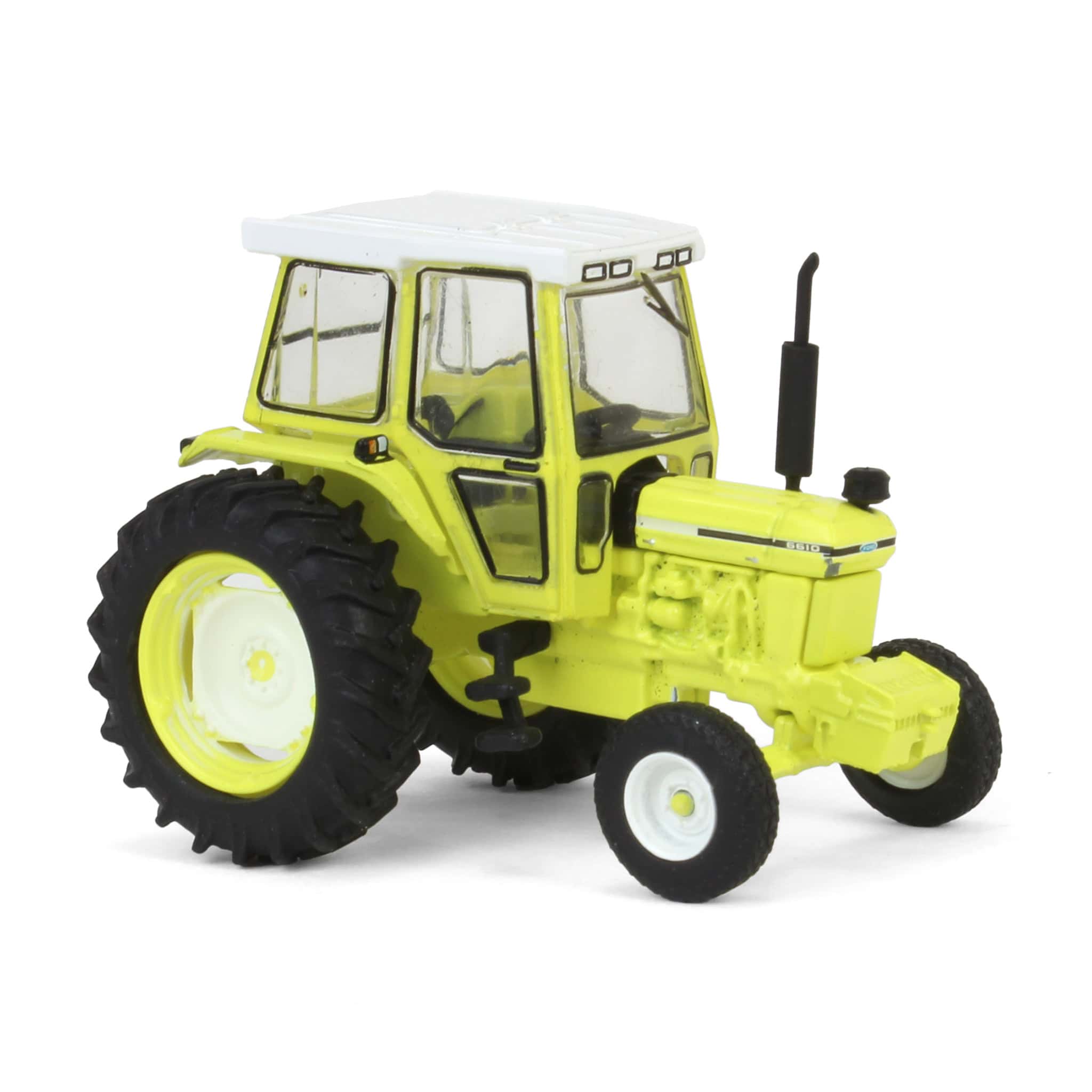 1/64 1983 Ford 6610 Tractor, High-Vis Yellow, GreenLight Down on the Farm Series 9 - Image 2