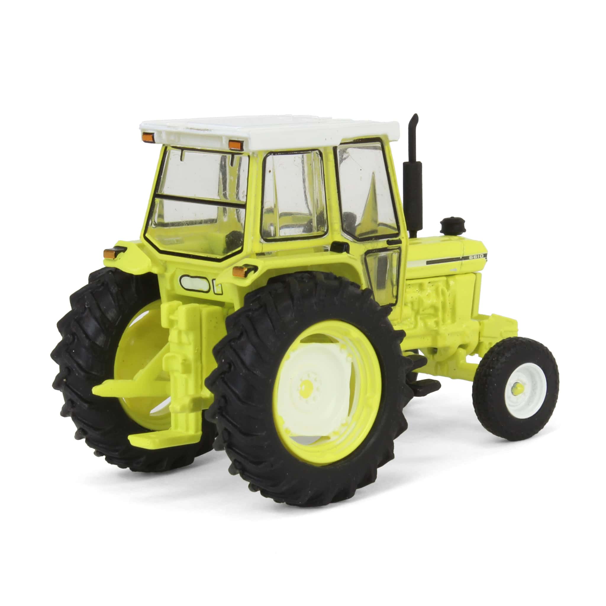 1/64 1983 Ford 6610 Tractor, High-Vis Yellow, GreenLight Down on the Farm Series 9 - Image 3