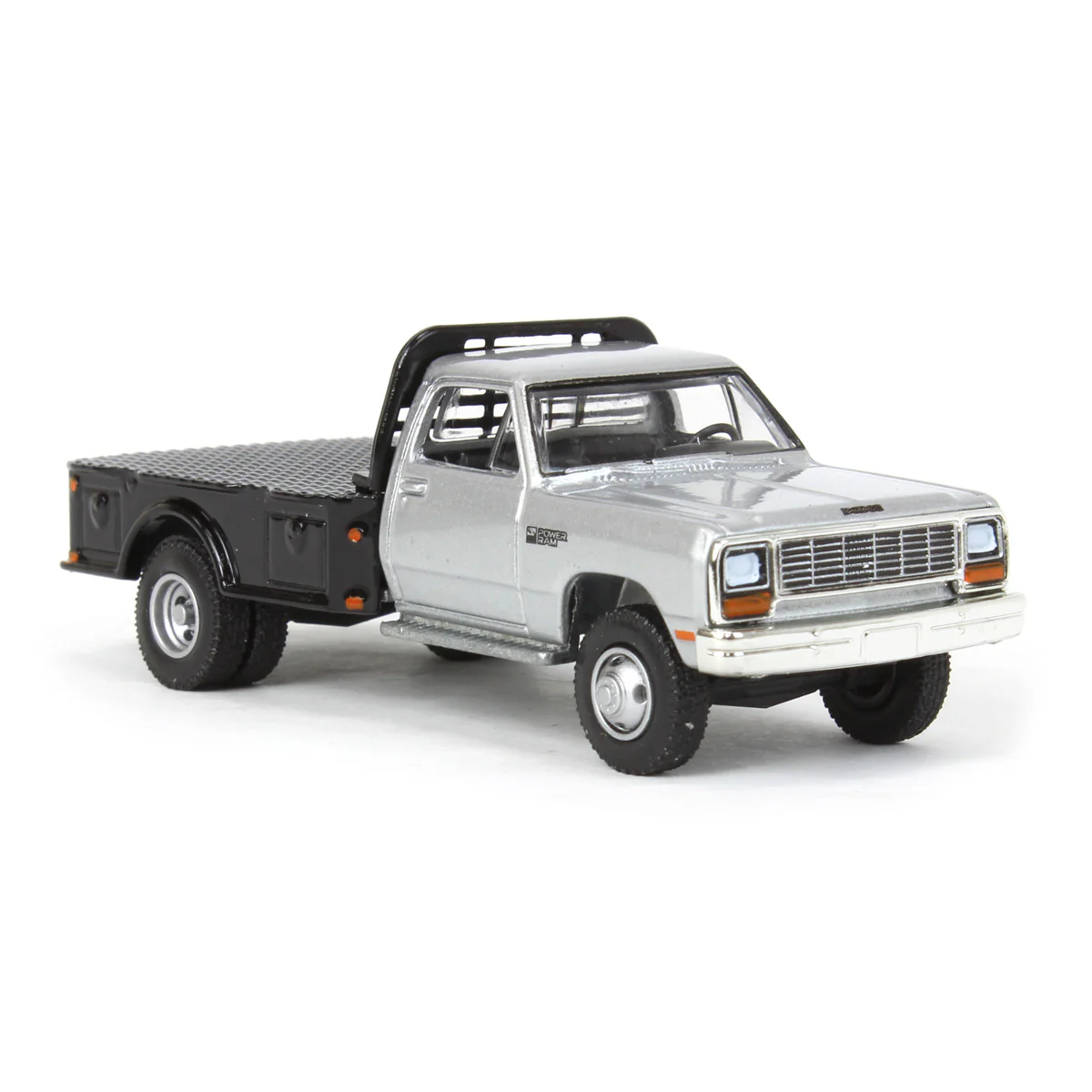 1/64 1985 Dodge Ram W350 Power Ram Dually Flatbed, Dually Drivers Series 12 - Image 2