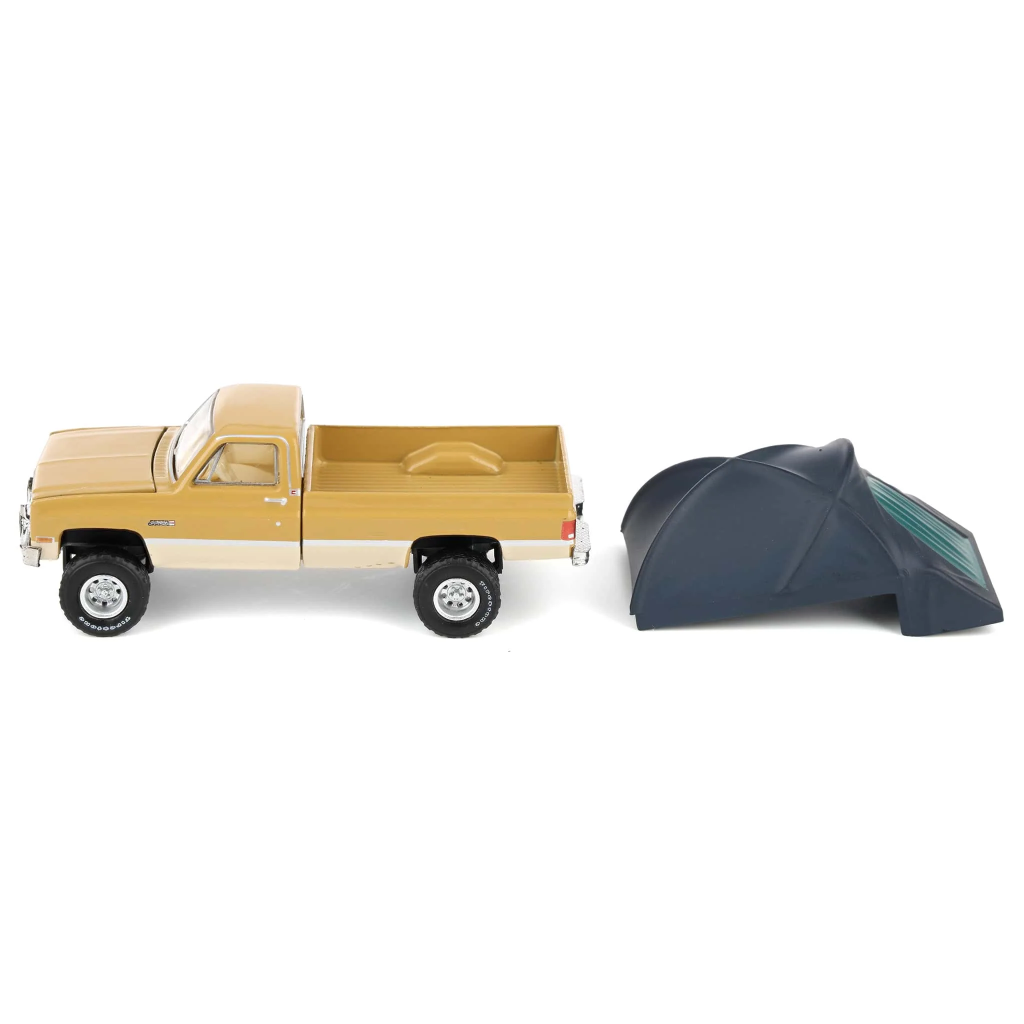 1/64 1986 GMC Sierra Lifted, Desert Sand & Doeskin Tan with Modern Truck Bed Tent, The Great Outdoors Series 4 - Image 5