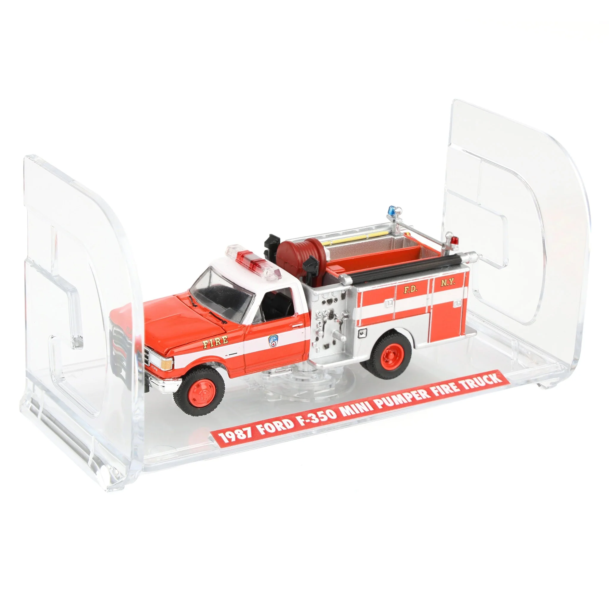 1/64 1987 Ford F-350 Mini Pumper Fire Truck, FDNY 160th Anniversary, Hobby Exclusive - Image 5