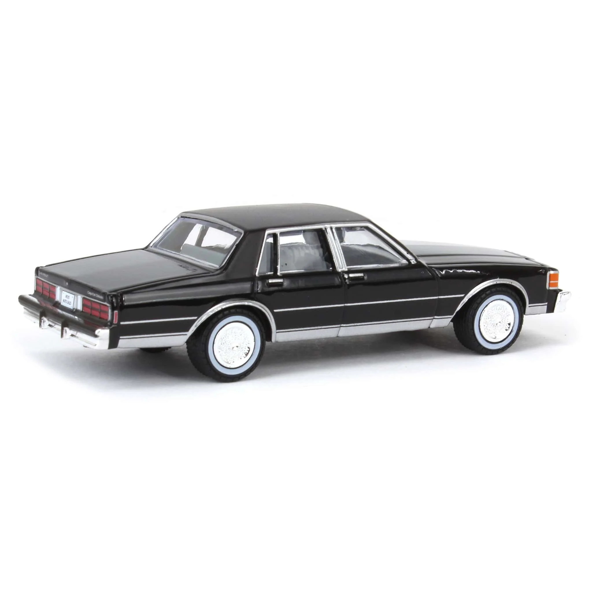 1/64 1988 Chevy Caprice Classic Brougham, Black, Rick's Auto Sales, LP Diecast Exclusive - Image 3
