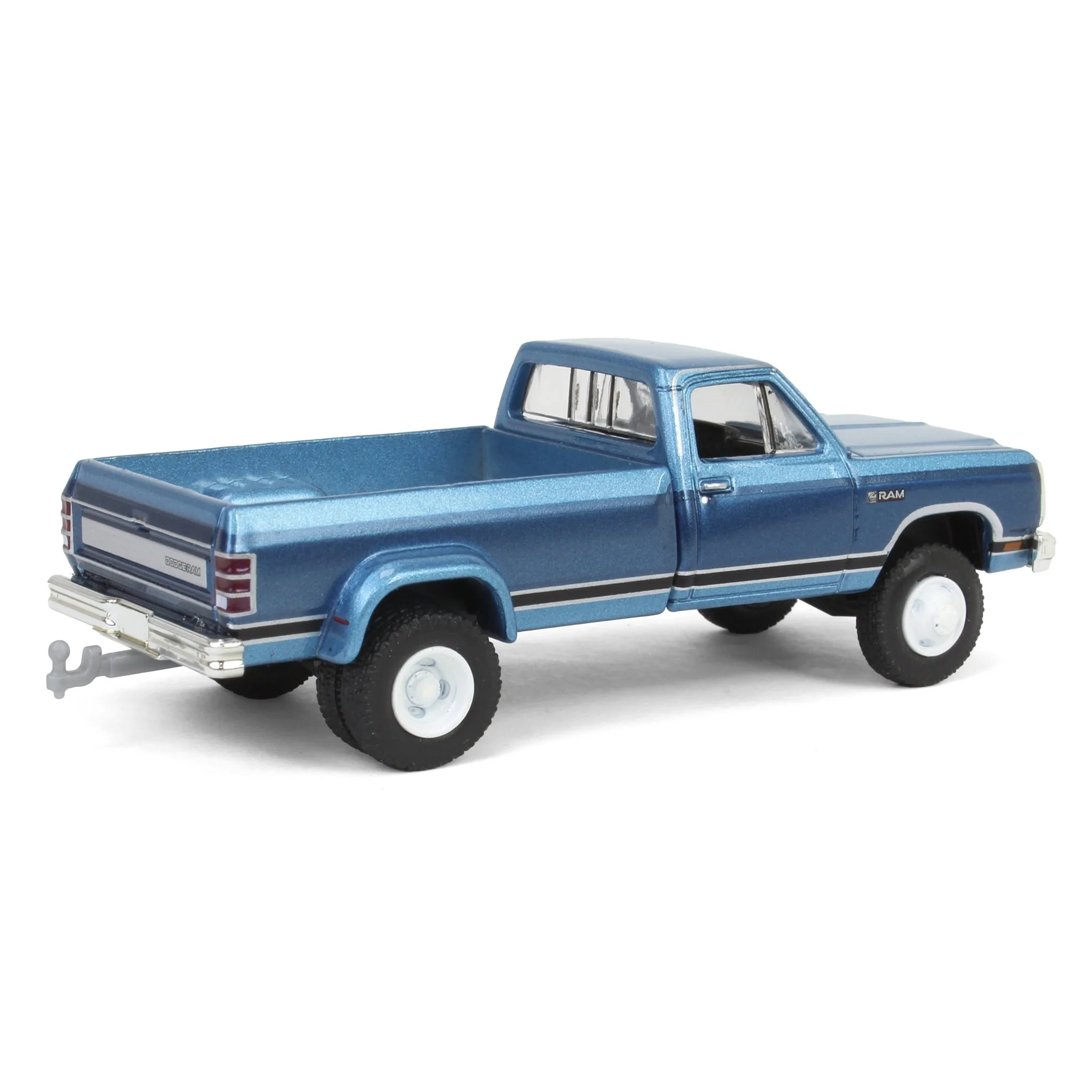 1/64 1989 Dodge Ram D-350, Twilight Blue Metallic & Ice Blue Metallic, Dually Drivers Series 14 - Image 3