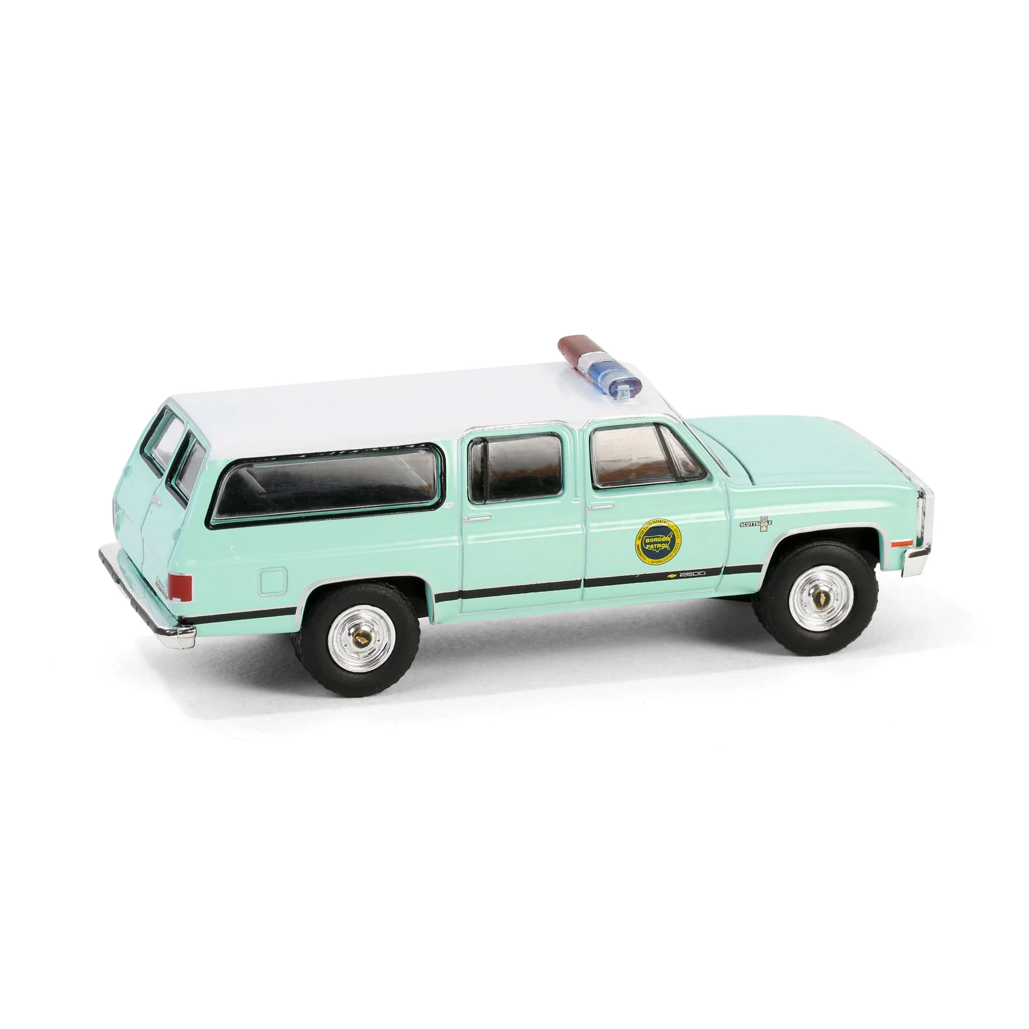 1/64 1990 Chevrolet Suburban K20 Scottsdale, US Border Patrol, Hobby Exclusive - Image 4