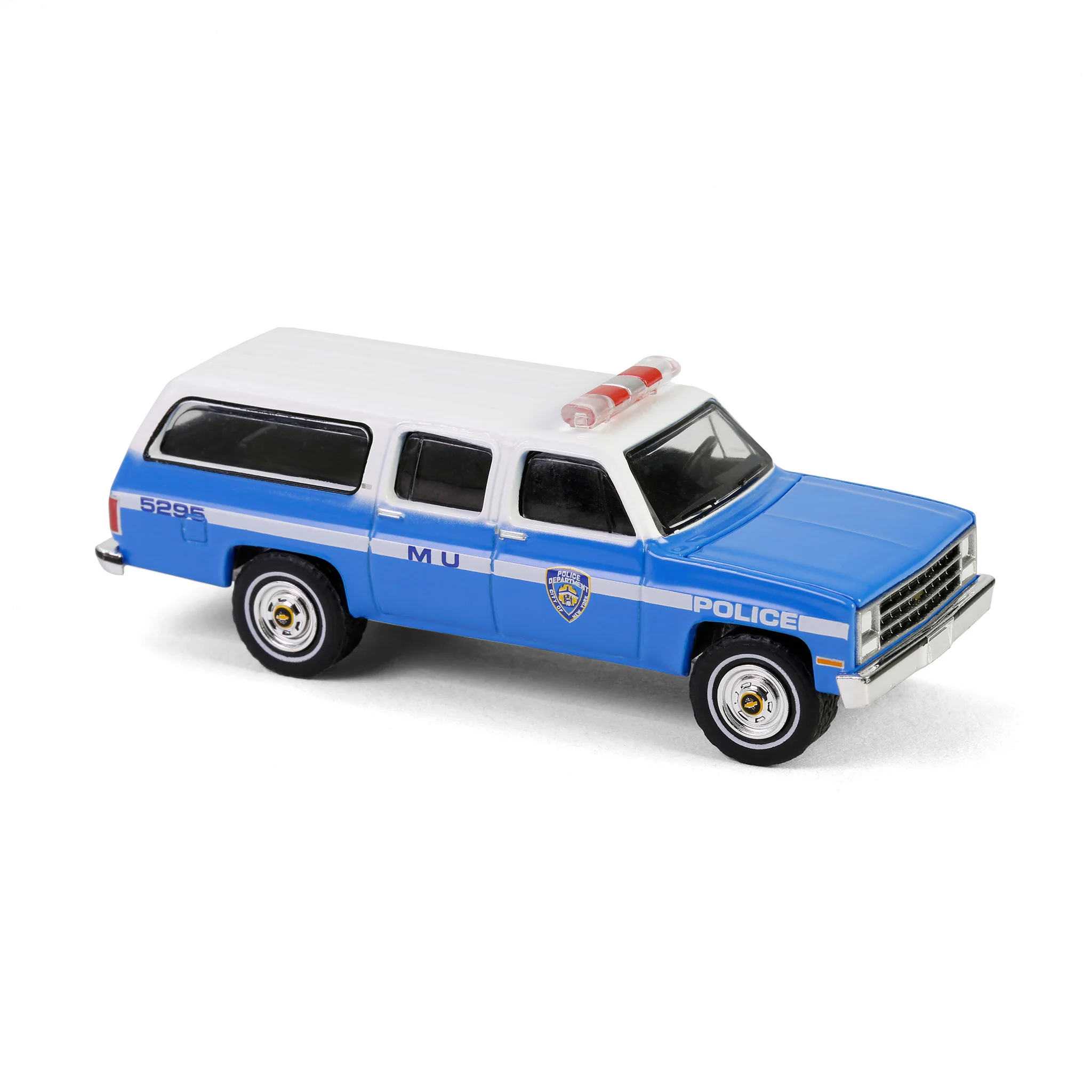 1/64 1990 Chevrolet Suburban K2500 Scottsdale, NYPD, Hot Pursuit Series 46 - Image 3