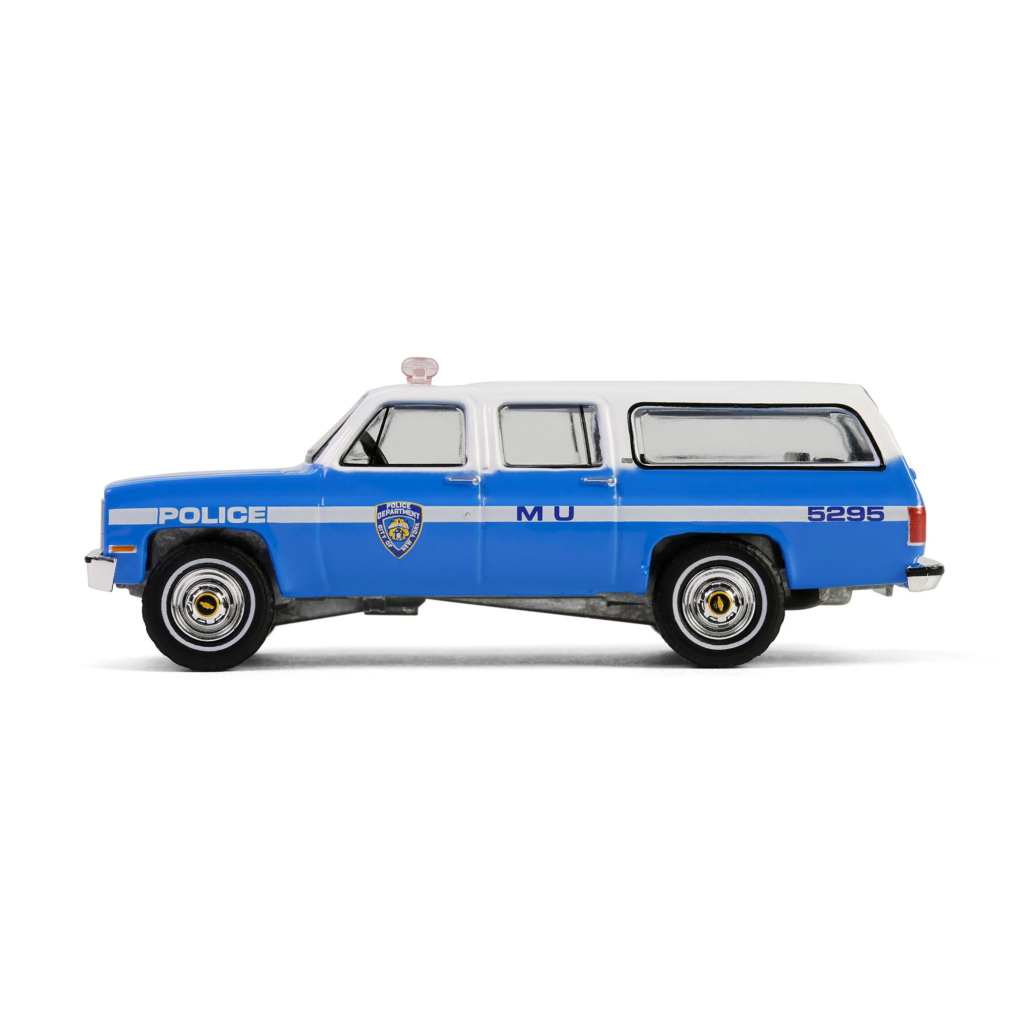 1/64 1990 Chevrolet Suburban K2500 Scottsdale, NYPD, Hot Pursuit Series 46 - Image 4