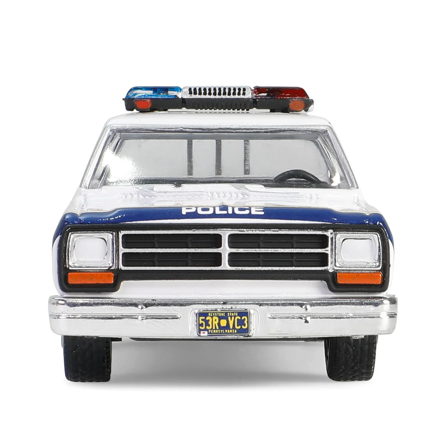 1/64 1990 Dodge Ram D-250 with Utility Trailer, Philadelphia, PA Police Department, Hot Pursuit Hitch & Tow Series 1 - Image 8