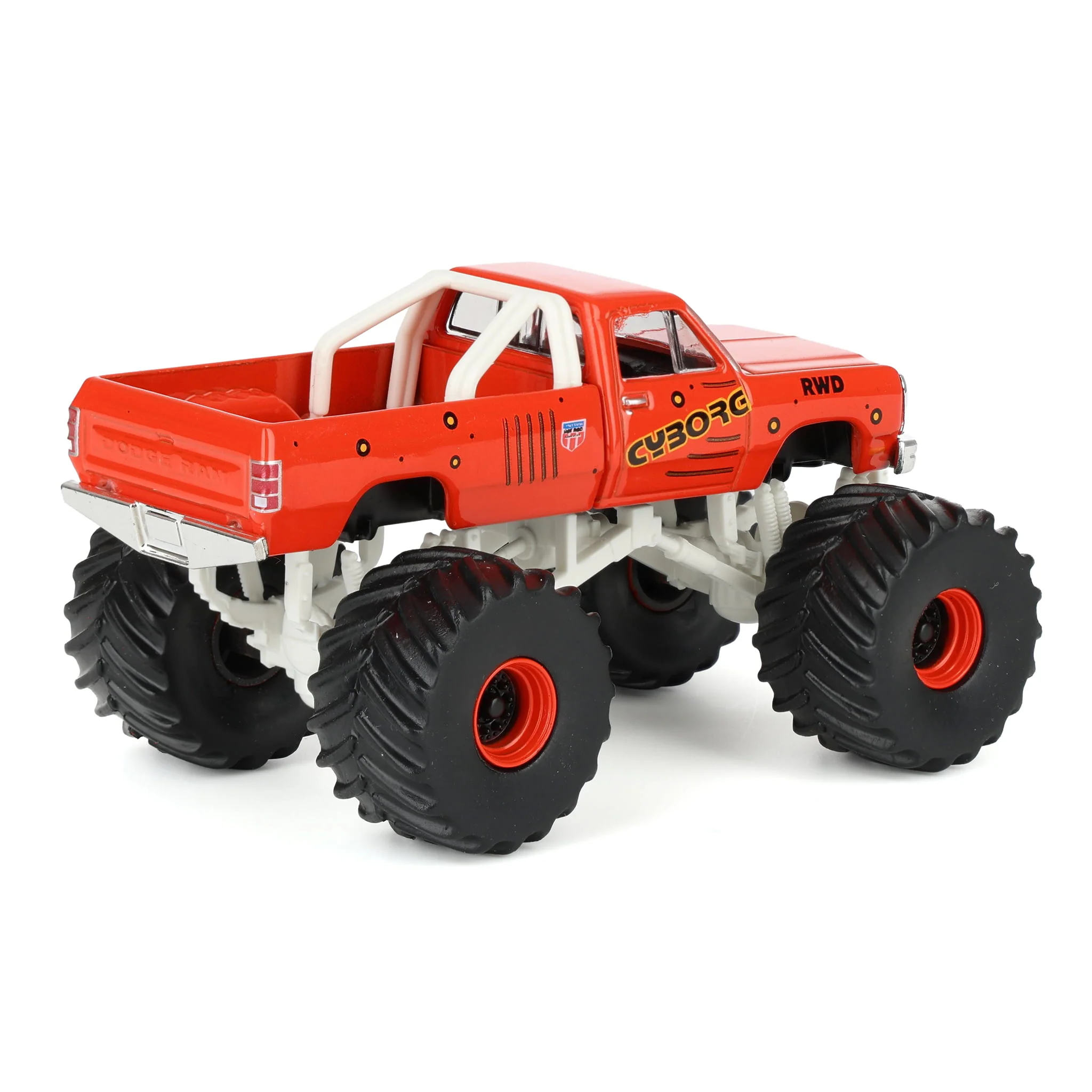 1/64 1990 Dodge Ram D250, Cyborg, Kings of Crunch Series 16 - Image 3