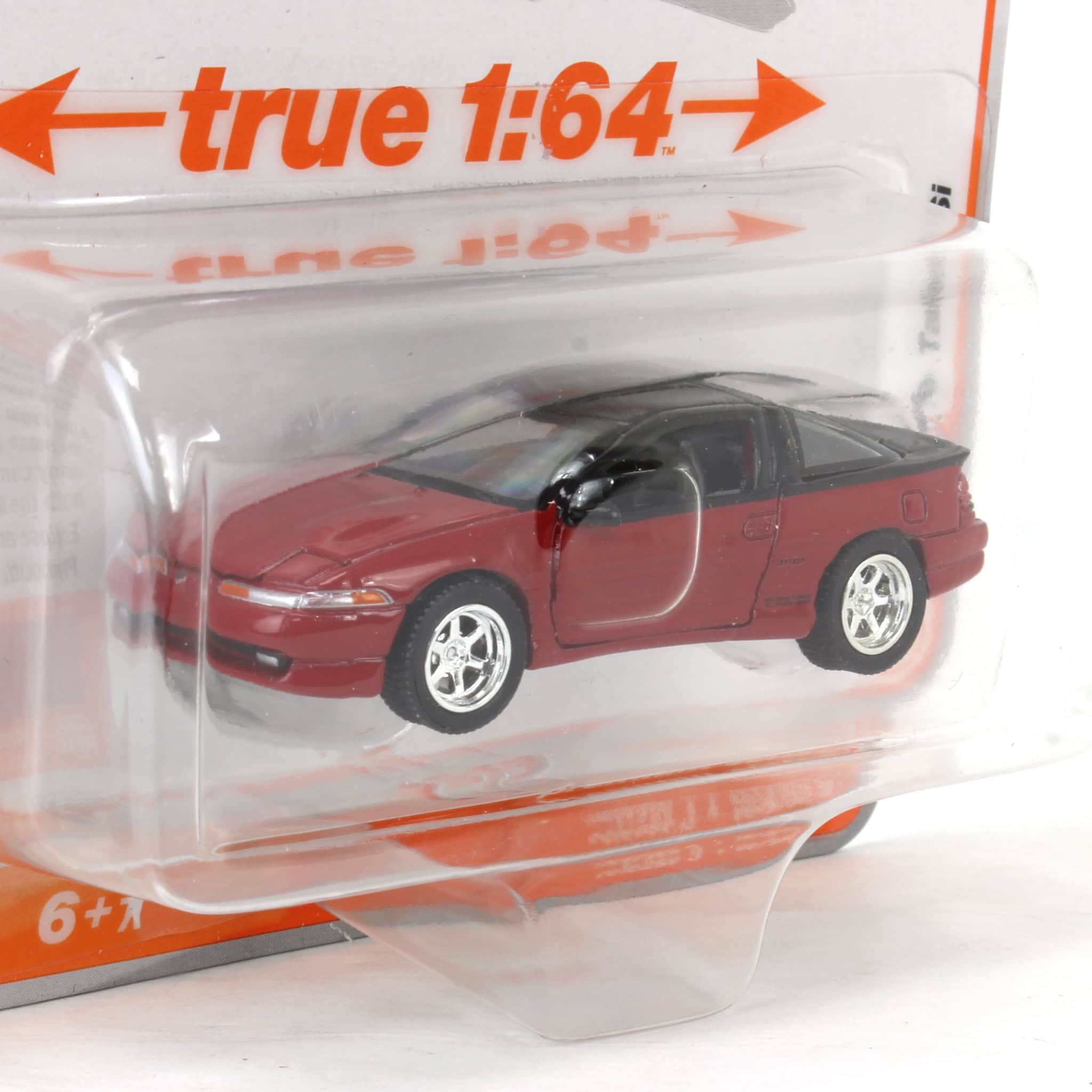 1/64 1990 Eagle Talon TSi, Flash Red, Auto World - Image 2