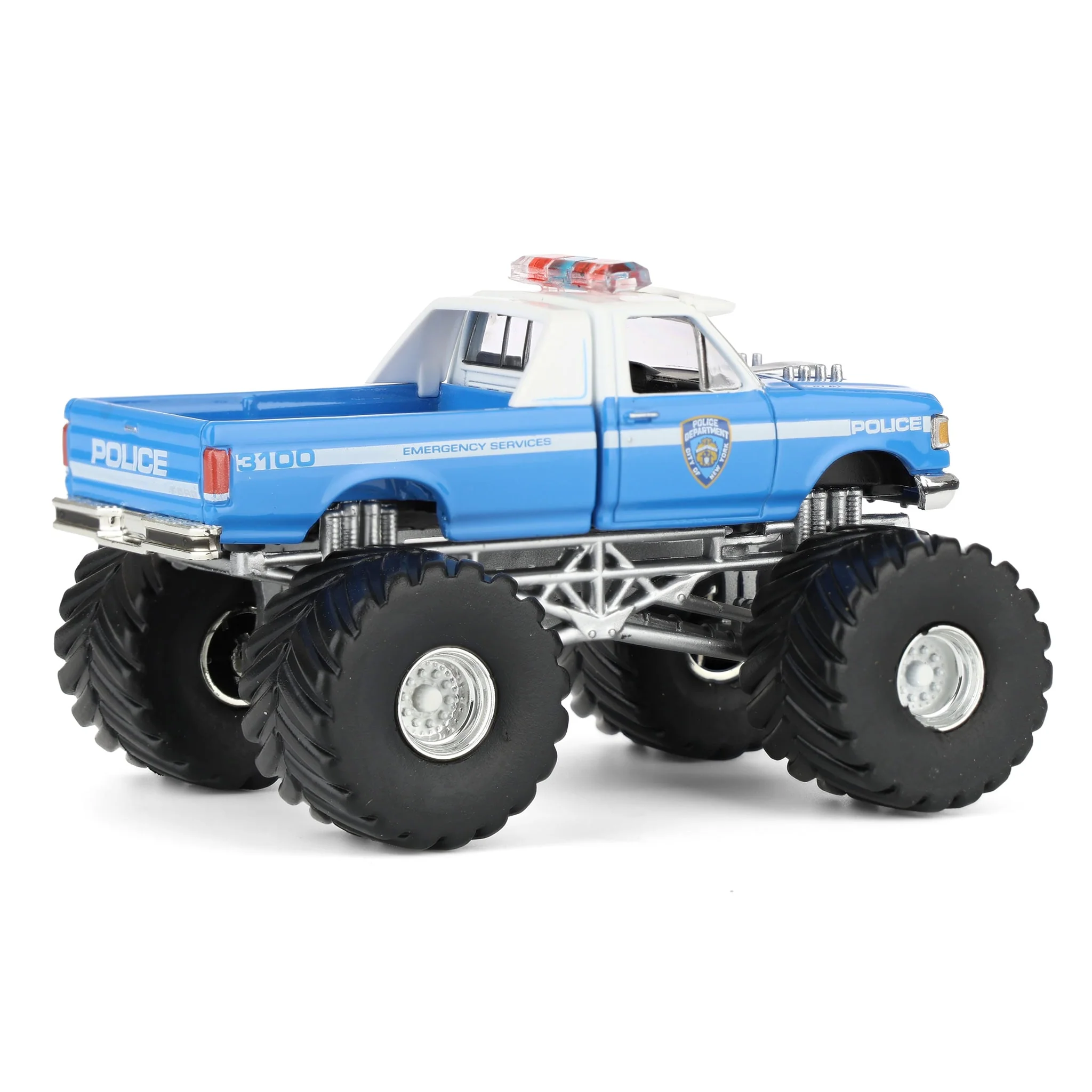 1/64 1990 Ford F-350, NYPD, Kings of Crunch x Hot Pursuit Special Edition Series 17 - Image 3