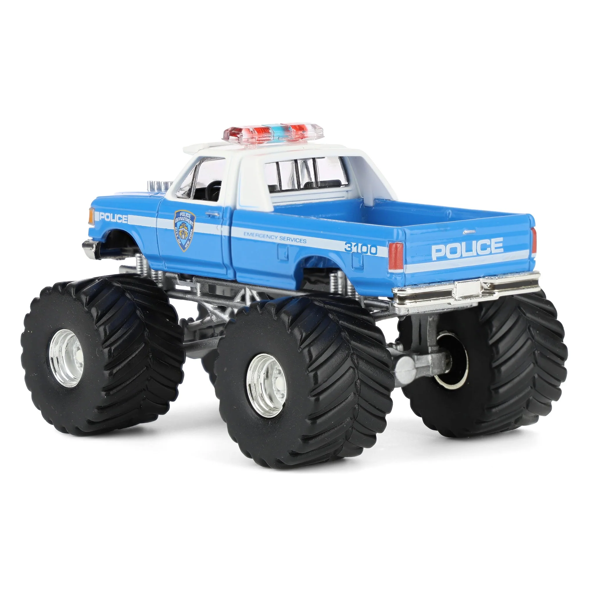 1/64 1990 Ford F-350, NYPD, Kings of Crunch x Hot Pursuit Special Edition Series 17 - Image 4
