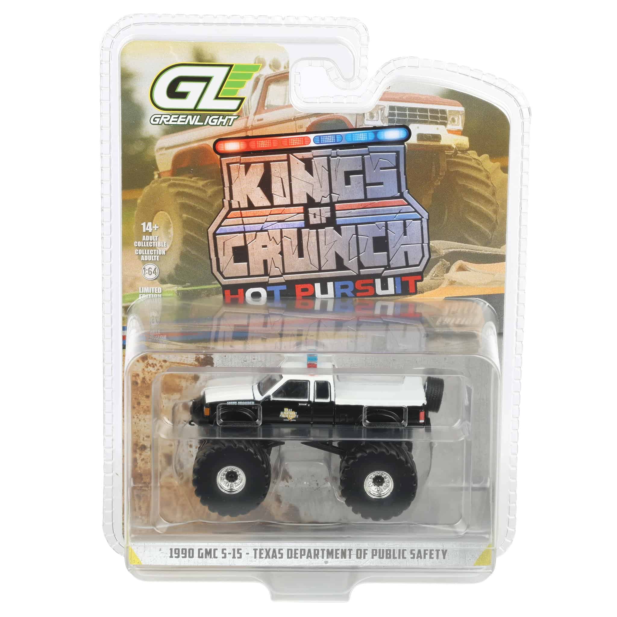 1/64 1990 GMC S-15, Texas Department of Public Safety, Kings of Crunch x Hot Pursuit Special Edition Series 17 - Image 6