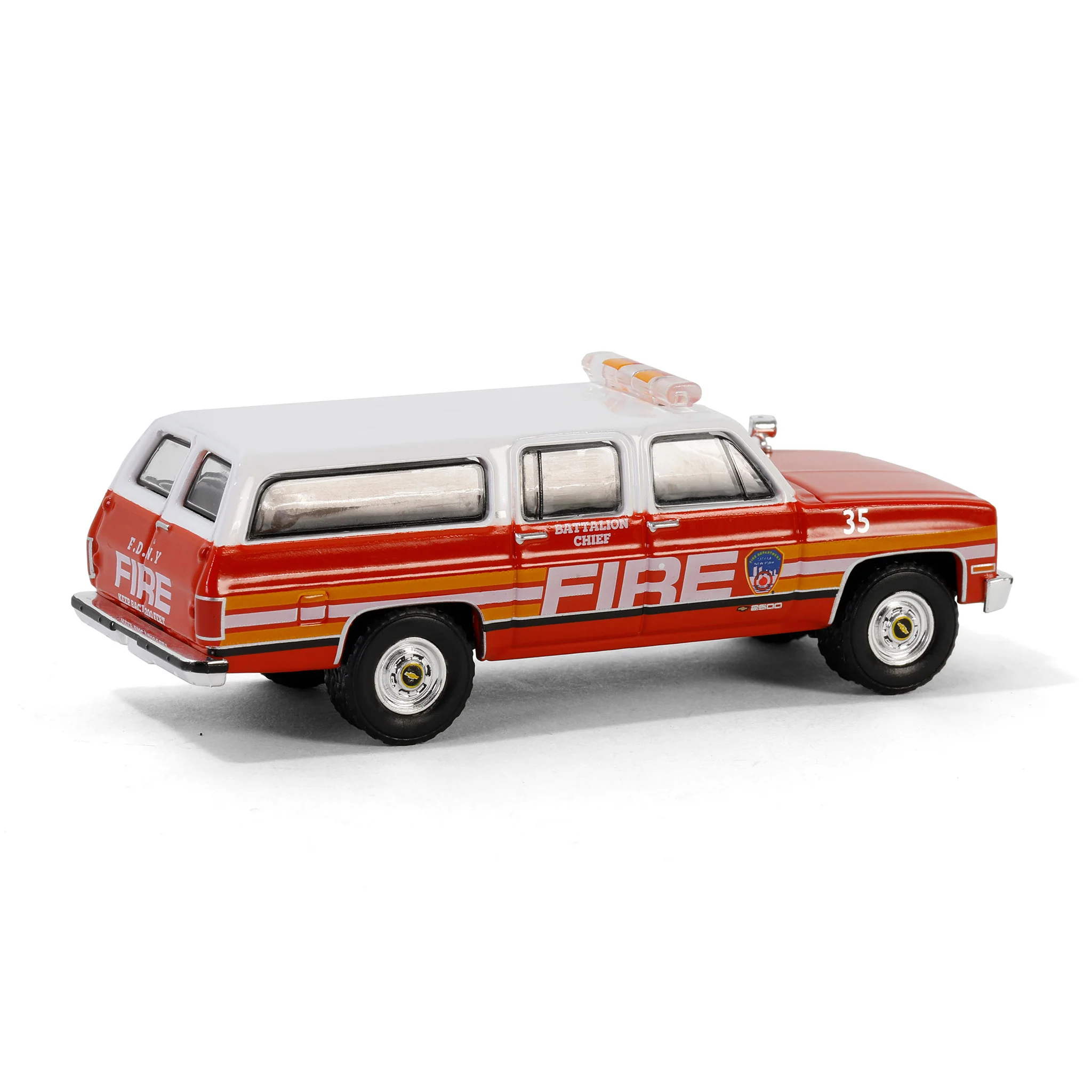 1/64 1991 Chevrolet Suburban, FDNY Battalion Chief, Hobby Exclusive - Image 4