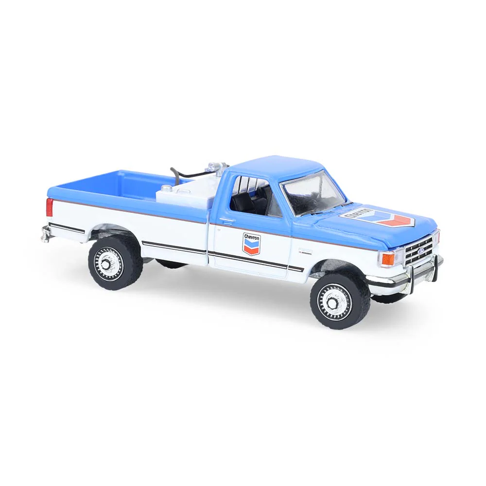 1/64 1991 Ford F-250 XL, Chevron, Blue Collar Collection Series 14 - Image 2