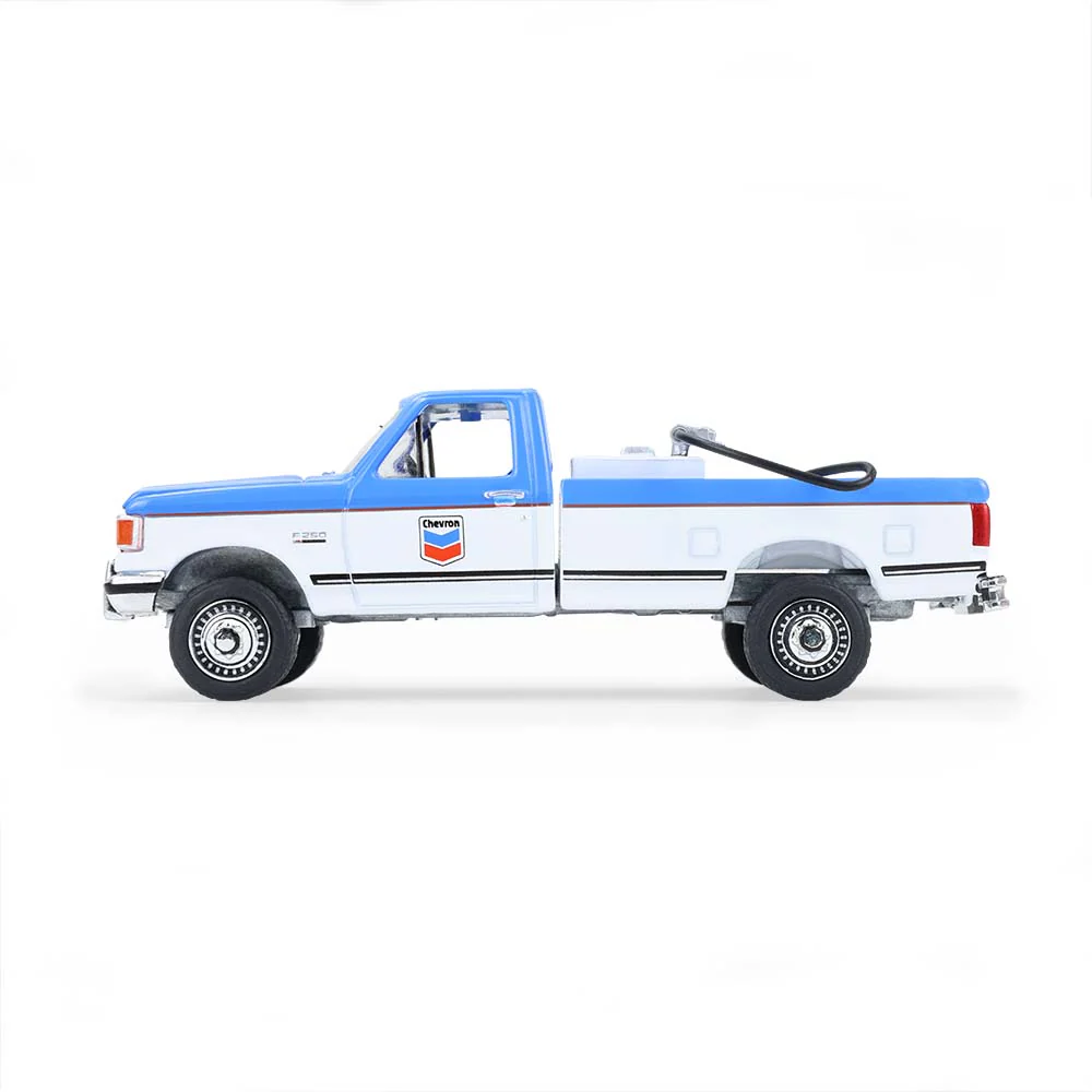 1/64 1991 Ford F-250 XL, Chevron, Blue Collar Collection Series 14 - Image 3