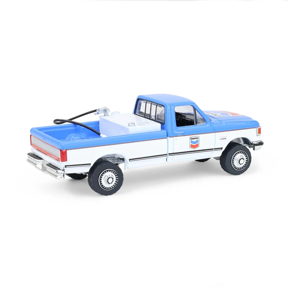 1/64 1991 Ford F-250 XL, Chevron, Blue Collar Collection Series 14 - Image 5