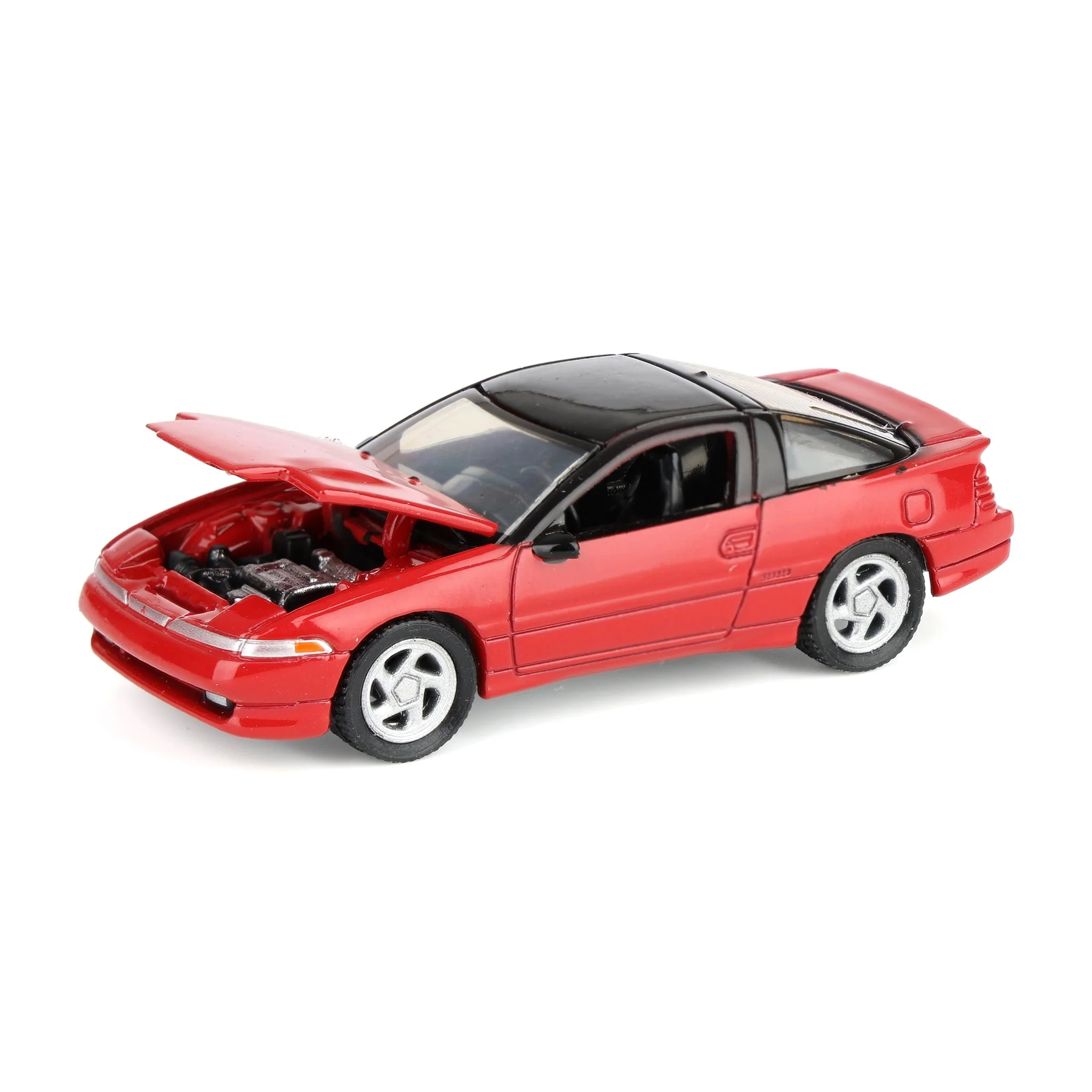 1/64 1991 Mitsubishi Eclipse GSX, Maranello Red, Auto World - Image 6