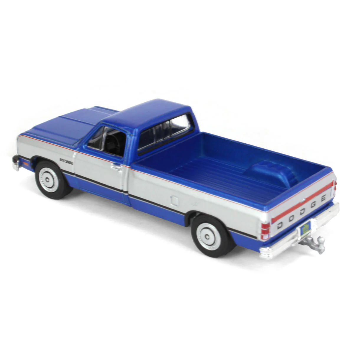 1/64 1992 Dodge Ram 1st Generation, Blue & Silver, Outback Toys Exclusive - Image 4