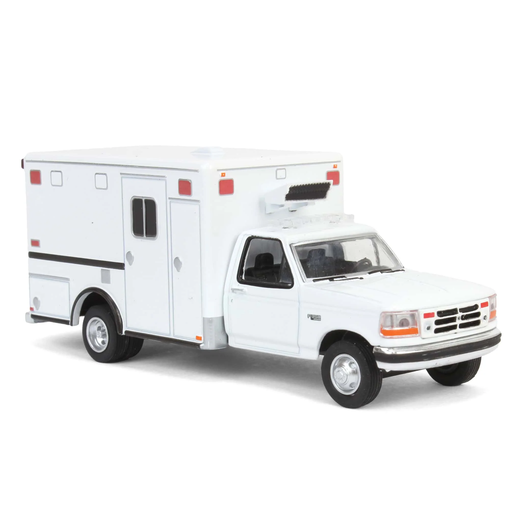 1/64 1992 Ford F-350 Ambulance, White, Hobby Exclusive - Image 2