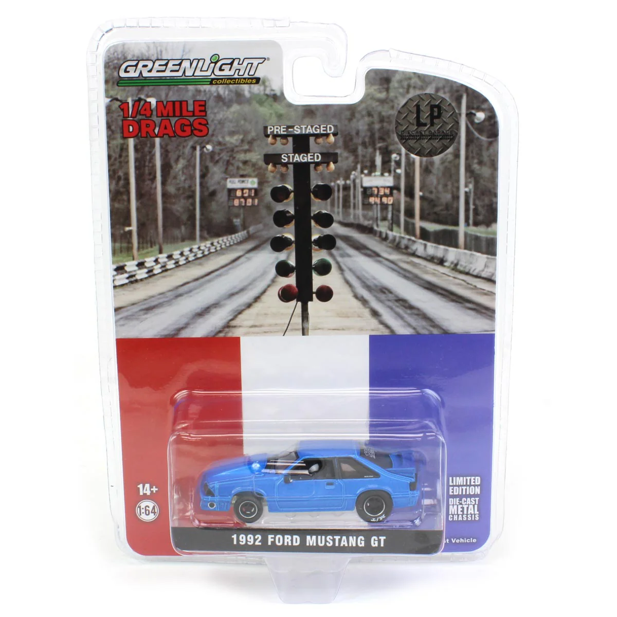 1/64 1992 Ford Mustang GT Drag Car, LP Diecast Exclusive - Image 5