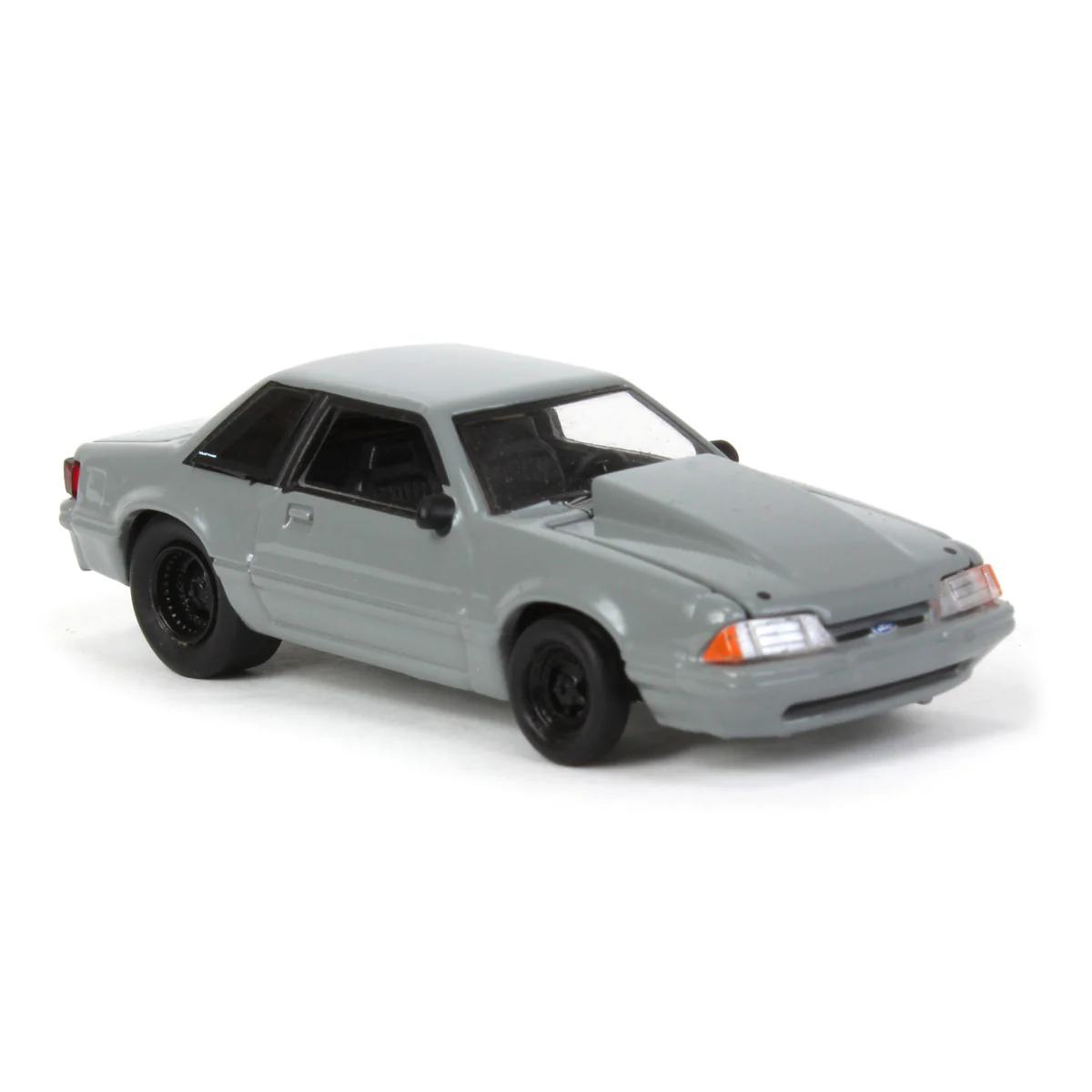 1/64 1993 Ford Mustang Gray Drag Car by GreenLight Collectibles, LP Diecast Exclusive - Image 2