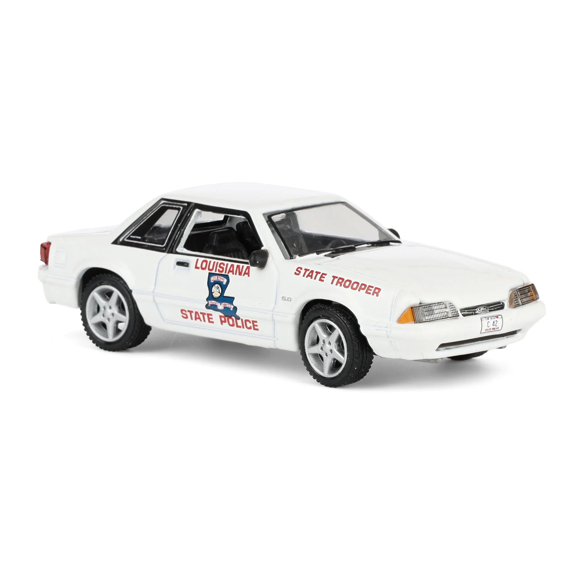 1/64 1993 Ford Mustang SSP, Louisiana State Police, Hot Pursuit Series 45 - Image 2